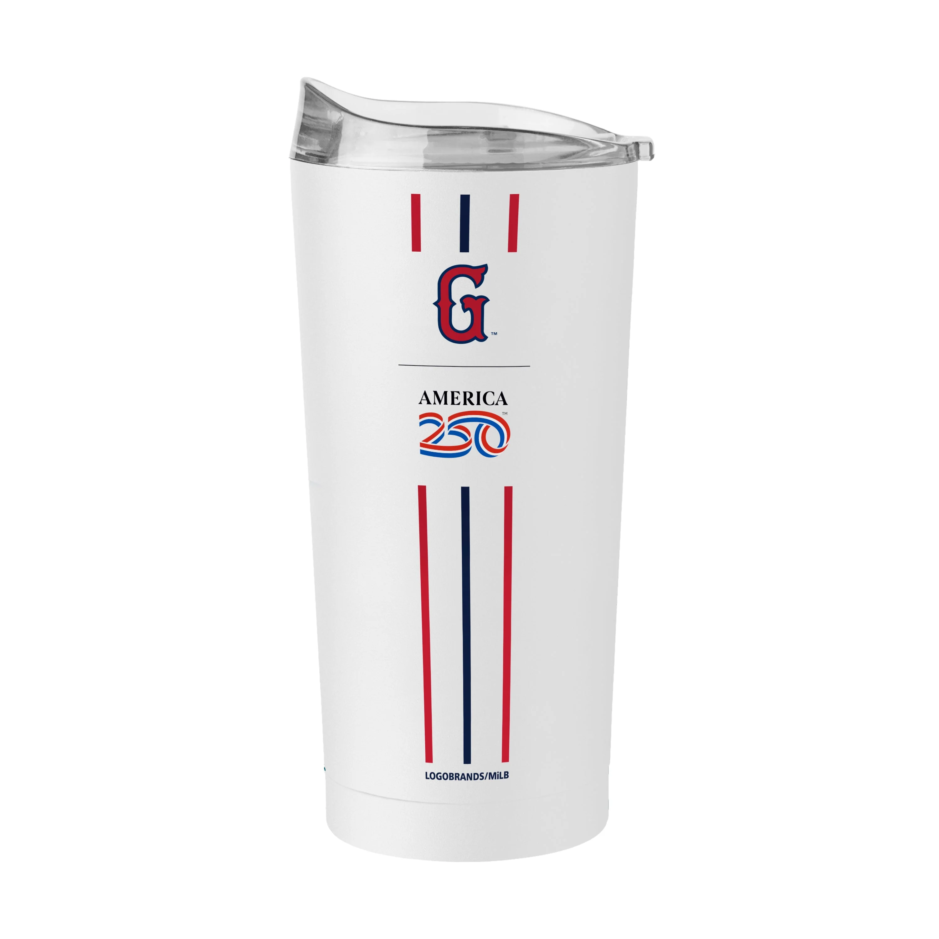 Greenville Drive Logo Brands White 20oz US250 Tumbler - Image 2