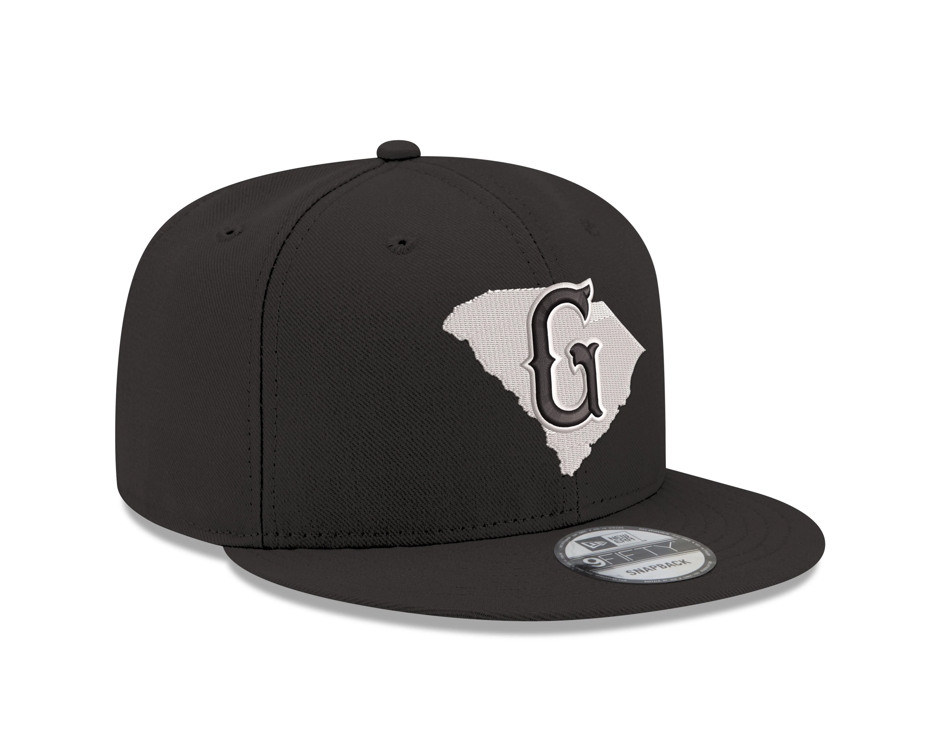 Greenville Drive New Era Black 59FIFTY G State Hat - Image 2