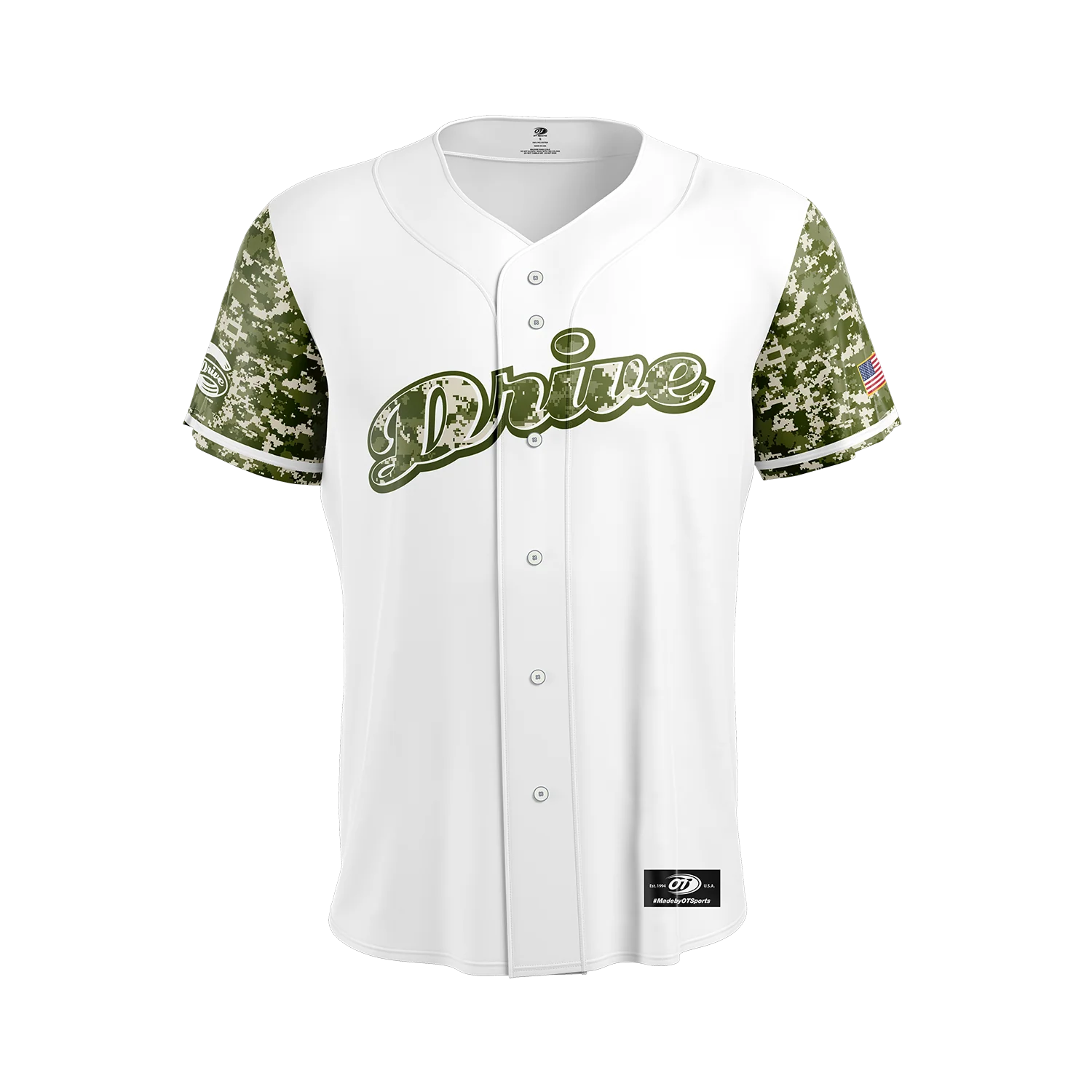 Greenville Drive OT Sports 2026 On Field Armed Forces Jersey
