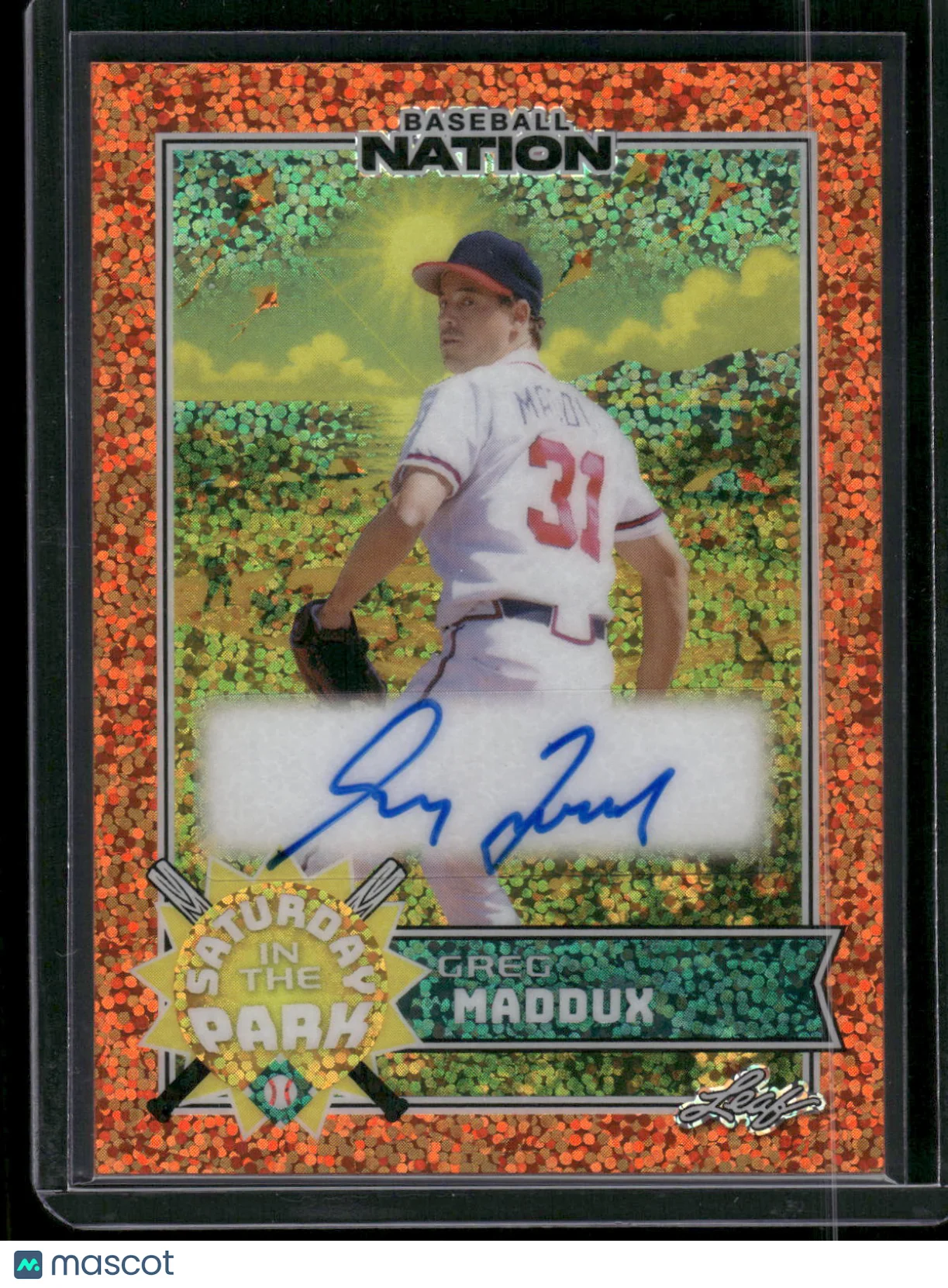Greg Maddux 2023 Leaf Baseball Nation Saturday in