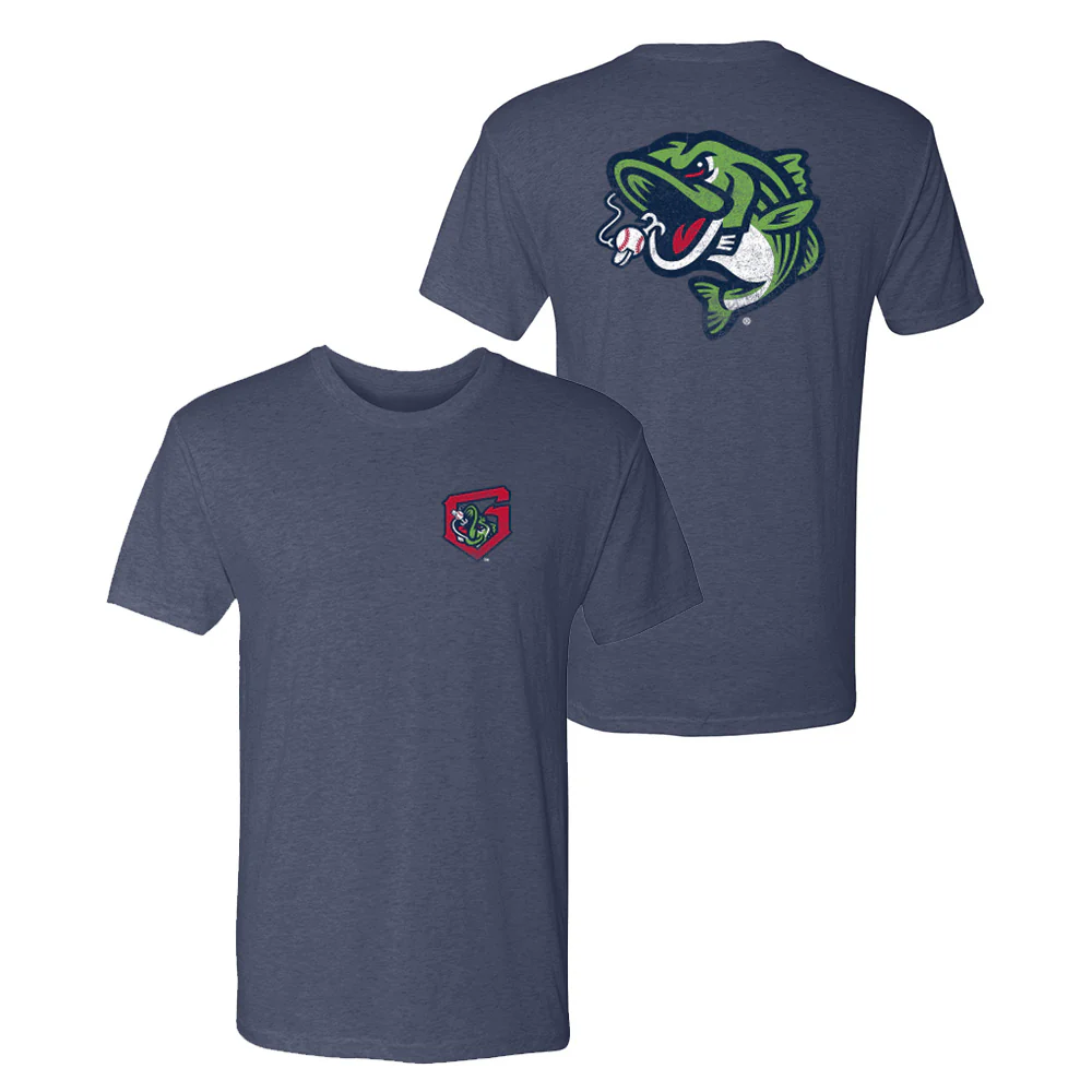 Gwinnett Stripers 108 Stitches Men's Vintage Front/Back Tee