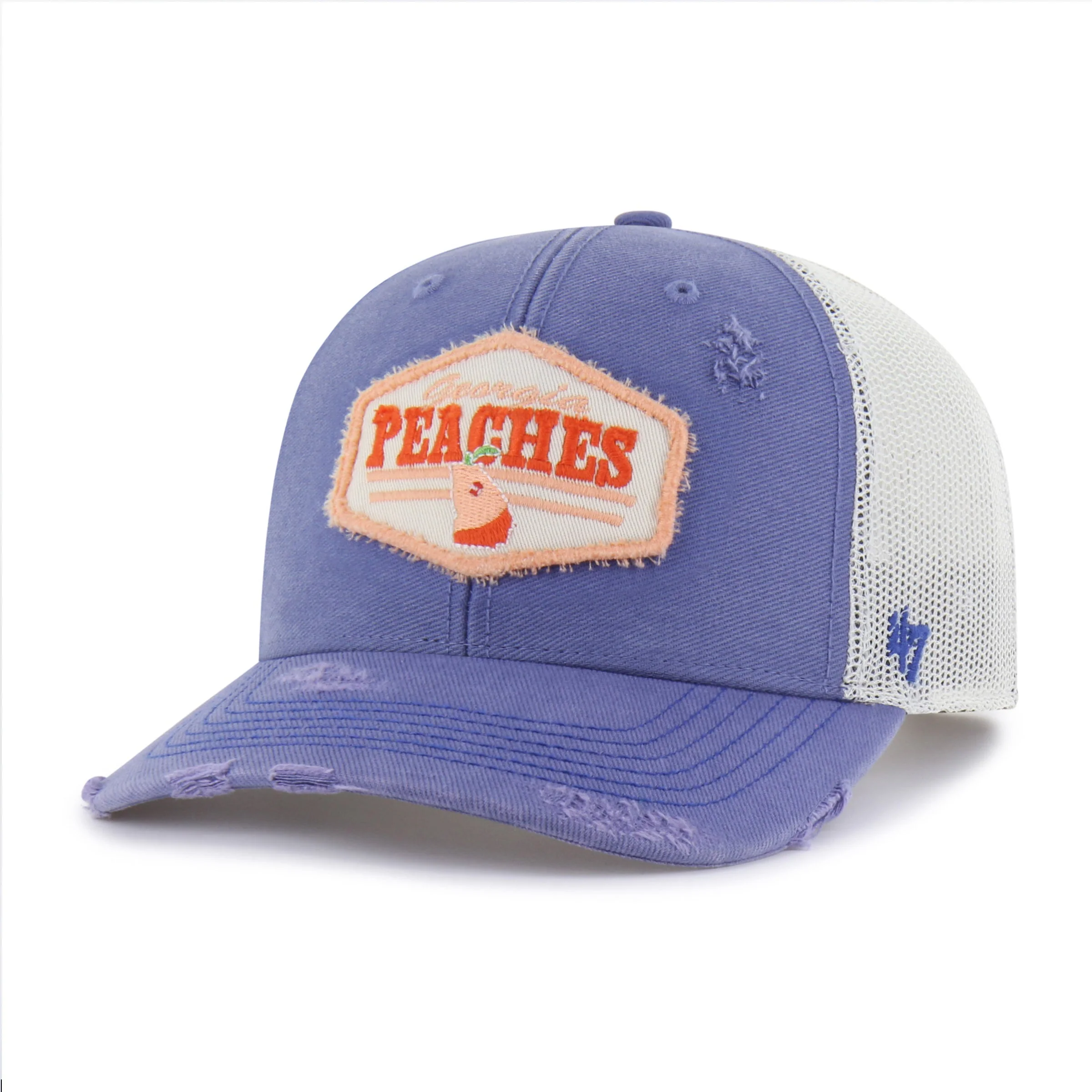 Gwinnett Stripers '47 Georgia Peaches Salvage Trucker Cap
