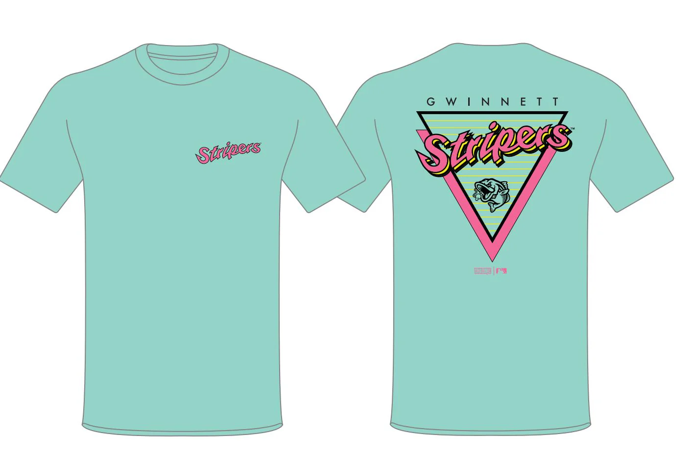 Gwinnett Stripers Baseballism 90s Tee