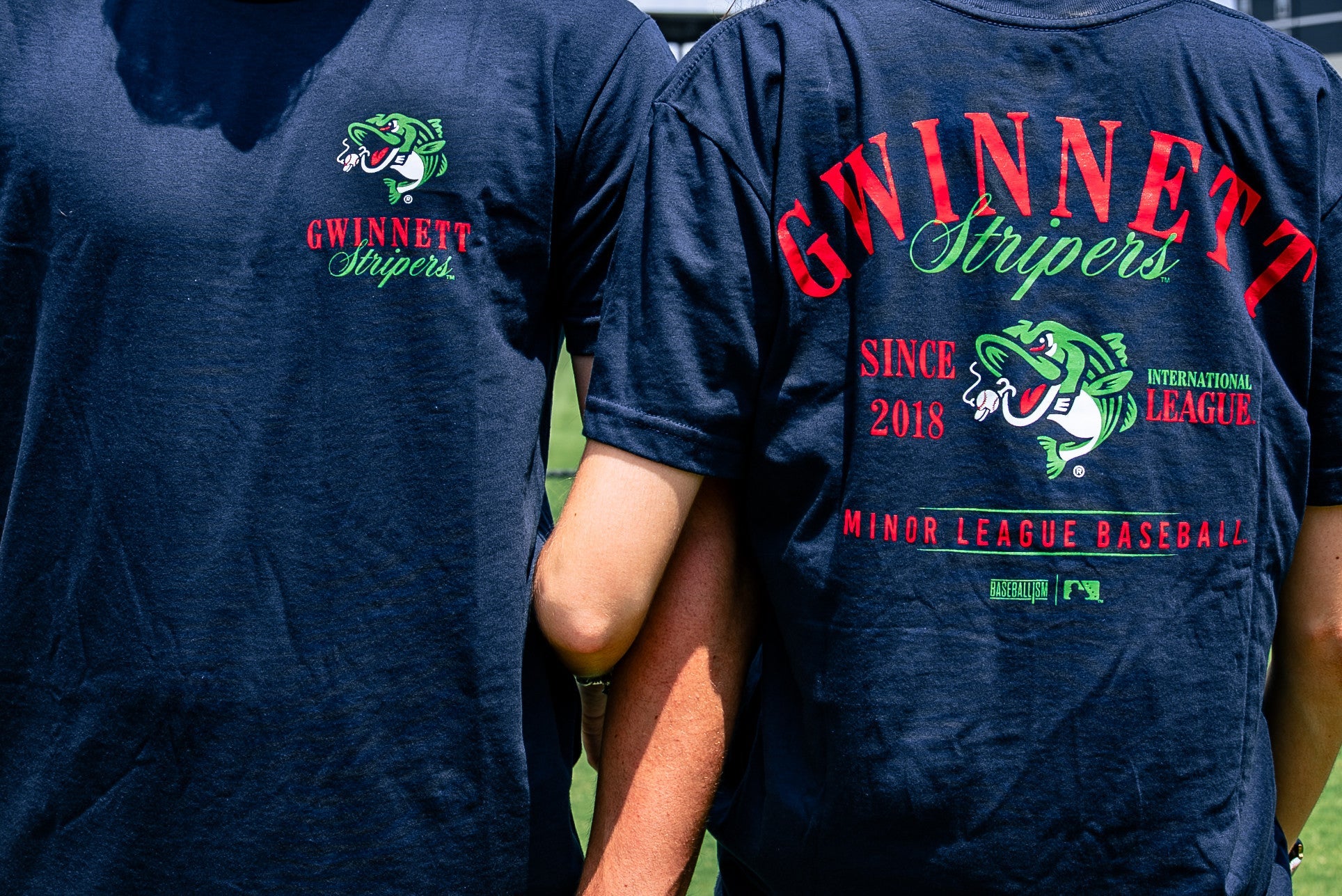 Gwinnett Stripers Baseballism Oversized Print Tee - Image 2