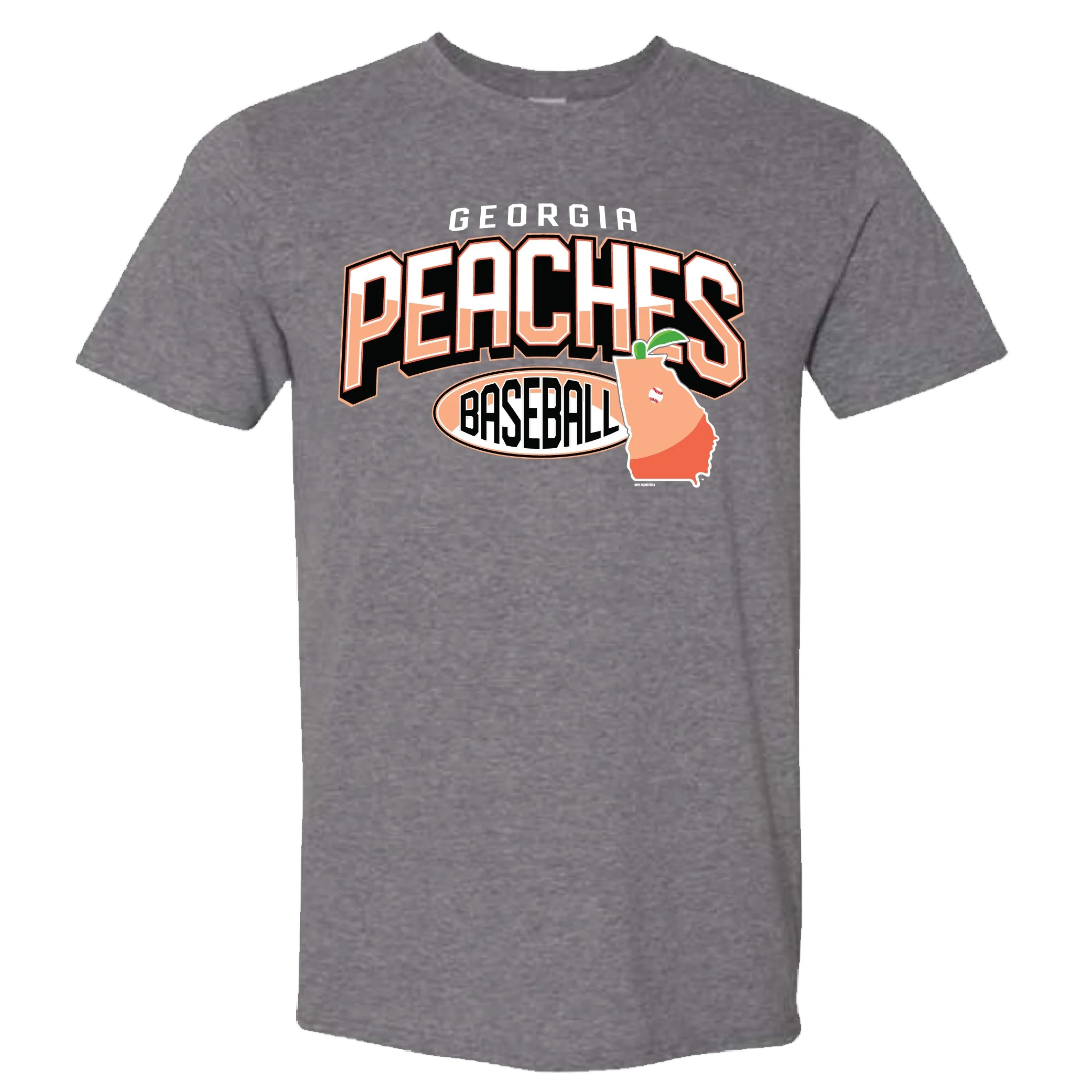 Gwinnett Stripers Bimm Ridder Peaches Scented Otis Tee