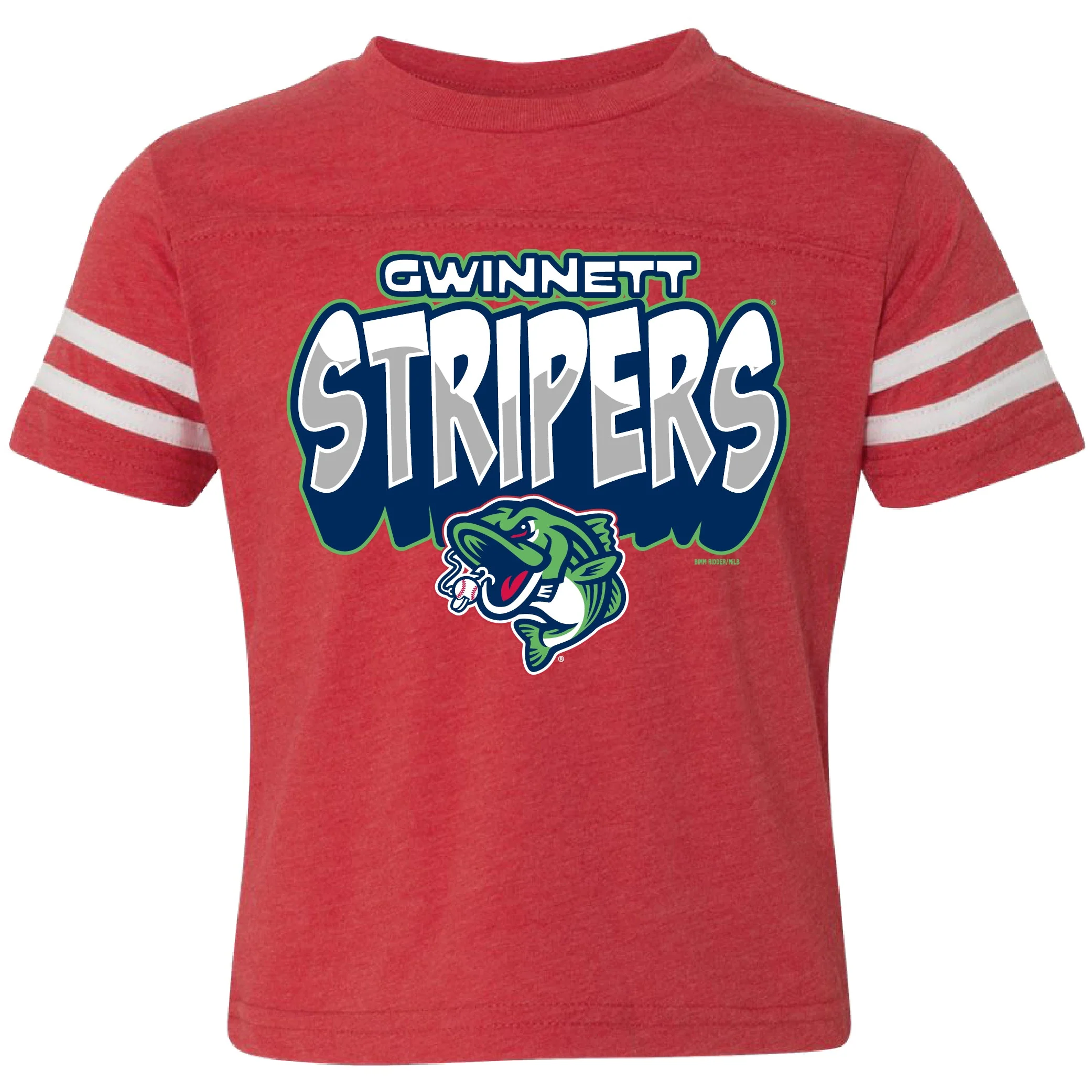 Gwinnett Stripers Bimm Ridder Toddler Sporty tee
