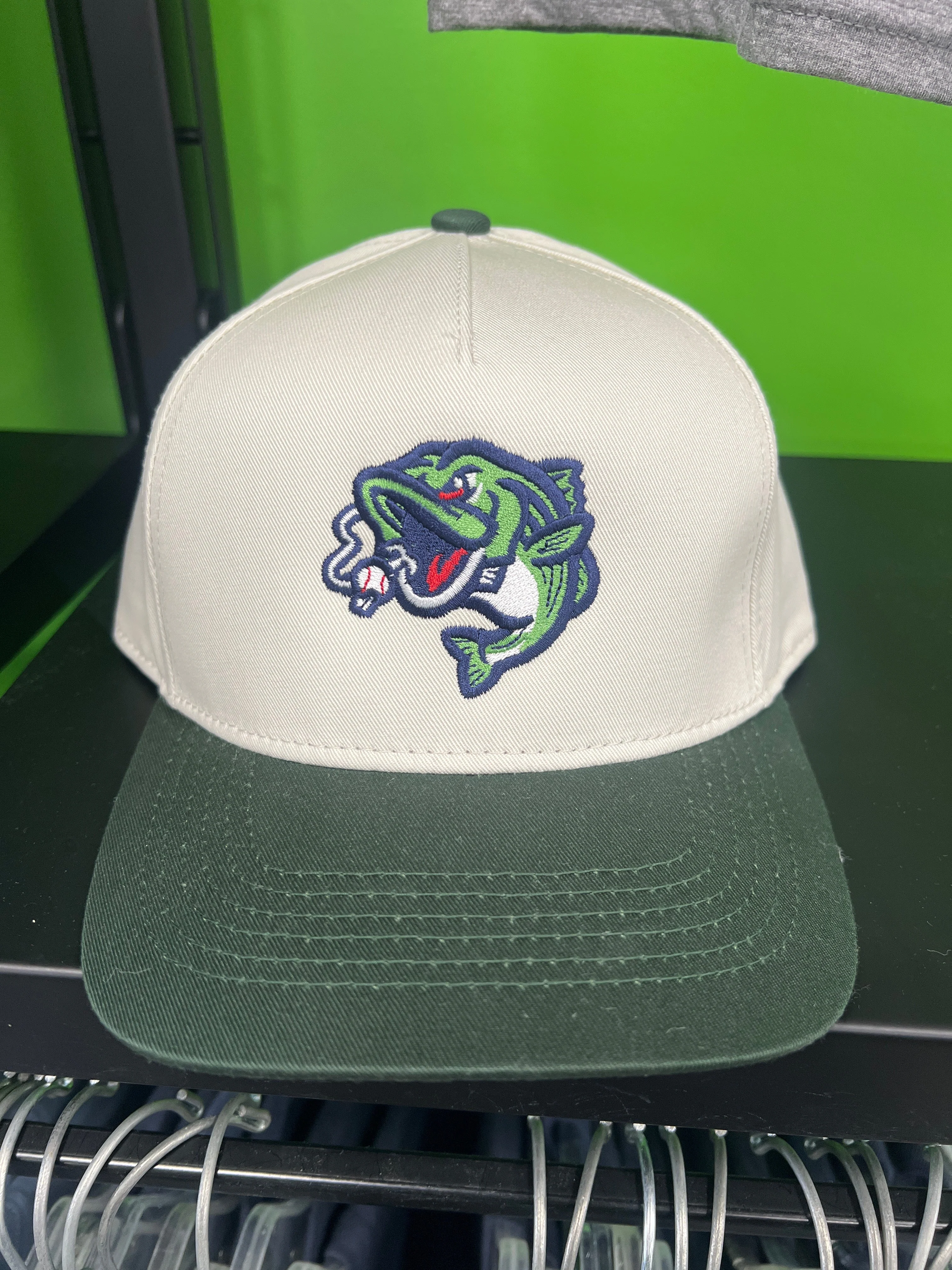 Gwinnett Stripers Ivory/Cream Home-Green Cap