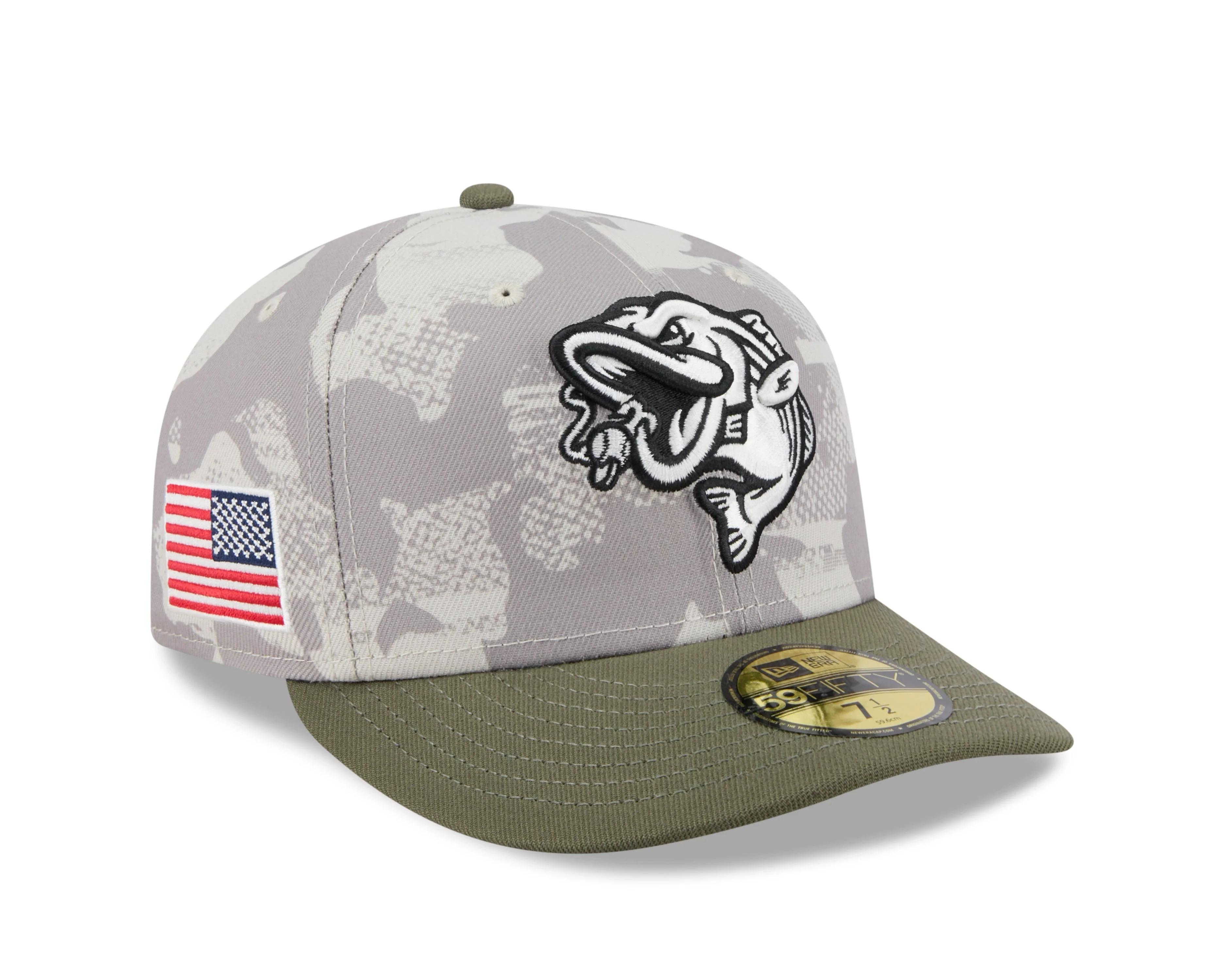Gwinnett Stripers New Era 2025 Armed Forces On-Field 59FIFTY Fitted Cap - Image 3