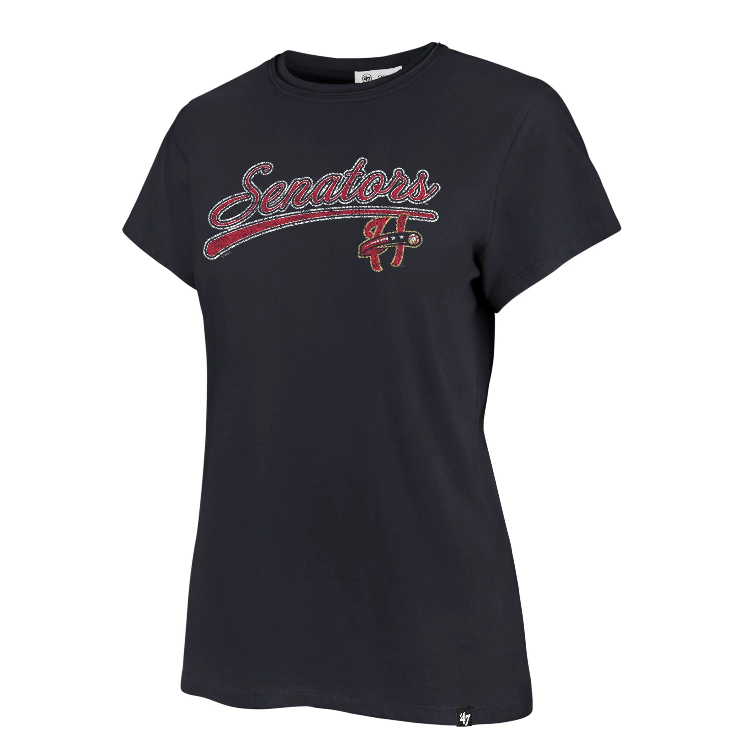 Harrisburg Senators Woman's Believer Franklin Navy Tee