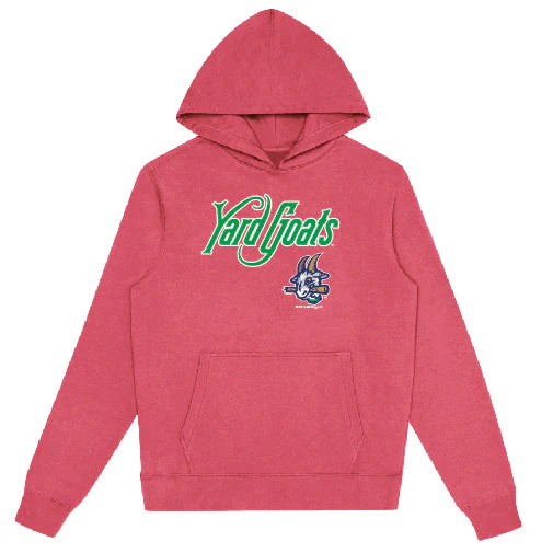 Hartford Yard Goats Soft As A Grape Youth Hooded Sweatshirt - Crimson