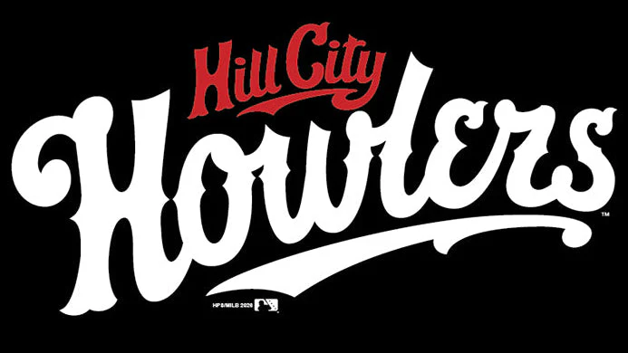 Hill City Howlers Women's Heather Black Cropped Home Tee - Image 2