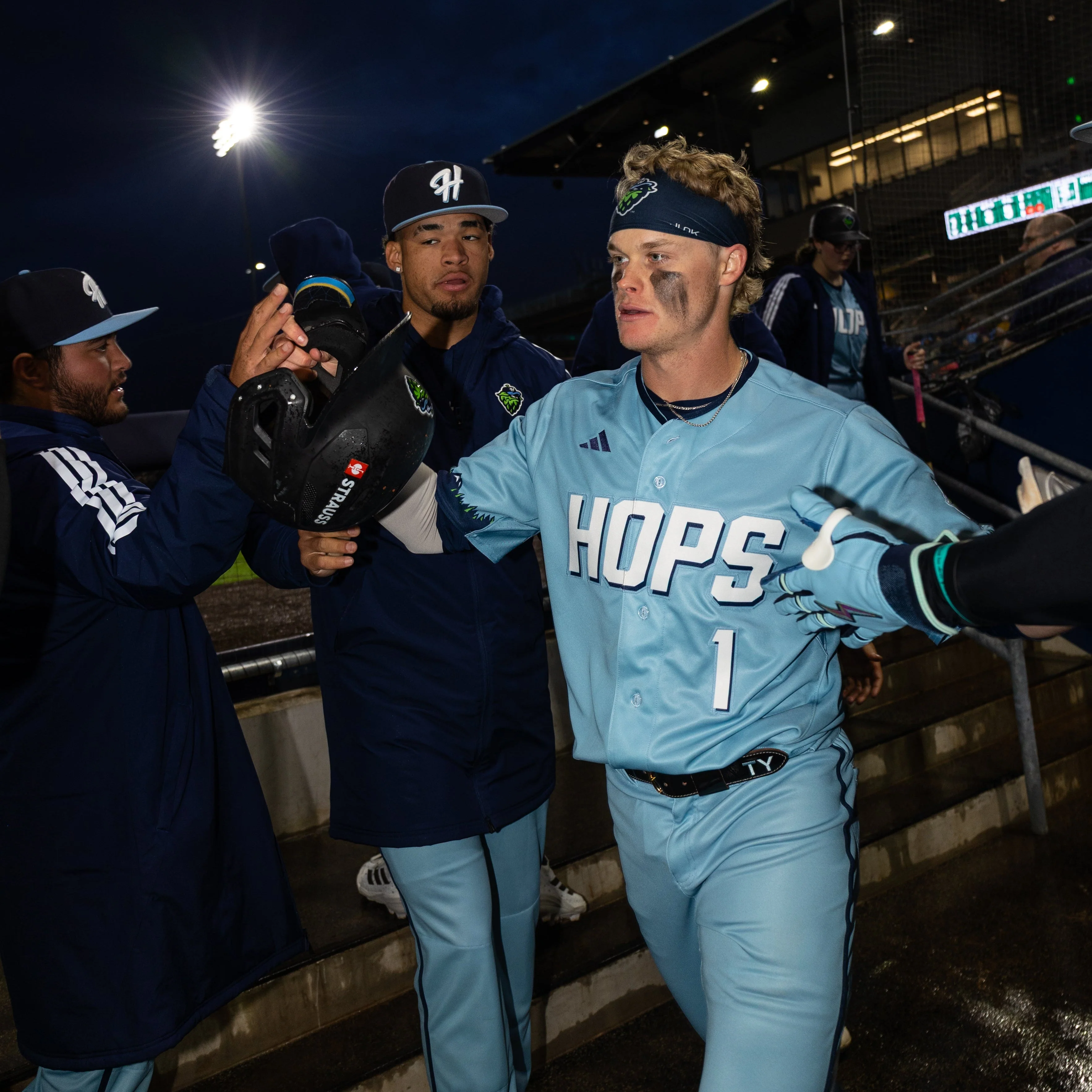 Hillsboro Hops Navy Headband - Image 2