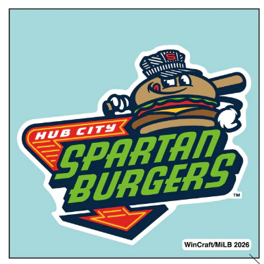 Hub City Spartanburgers 4x4 Primary Logo Decal