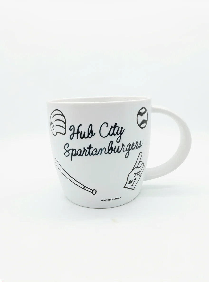 Hub City Spartanburgers Baseball Mug