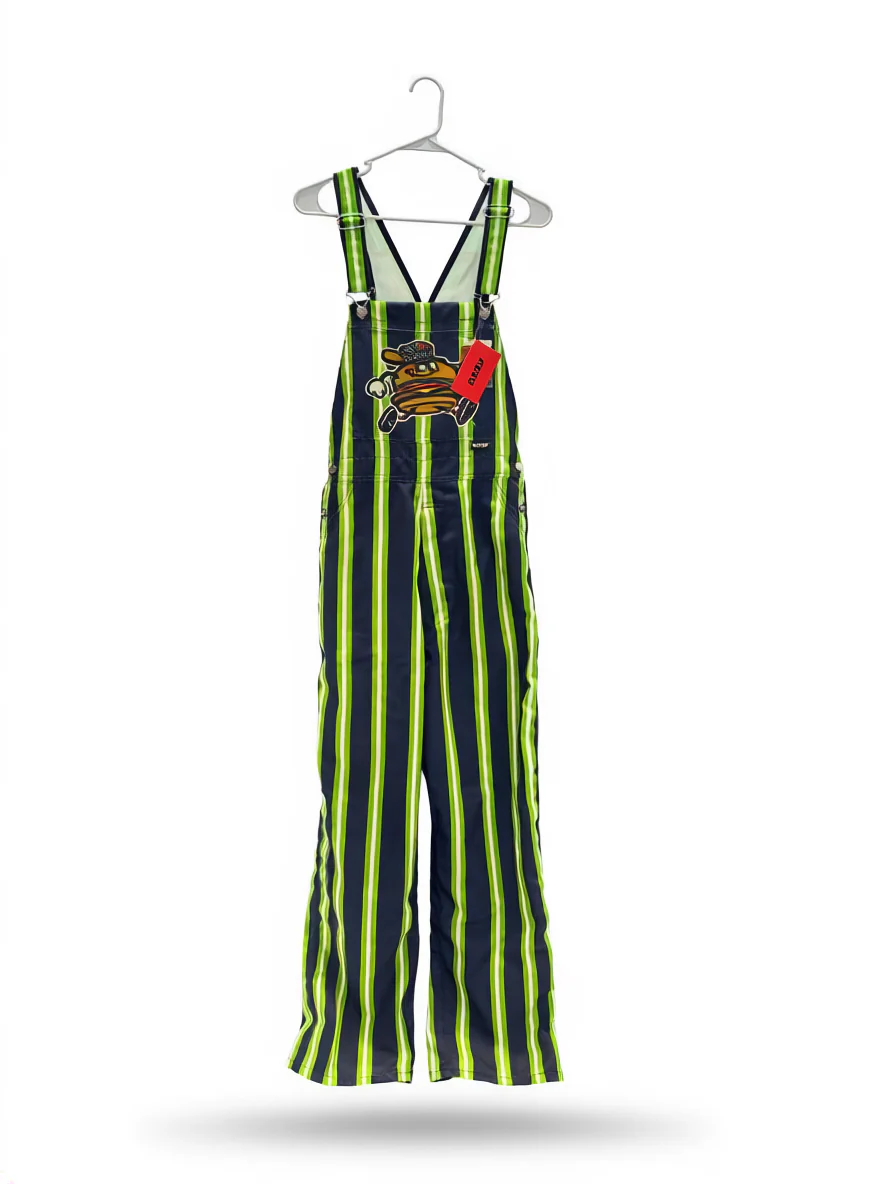Hub City Spartanburgers Navy & Green Overalls