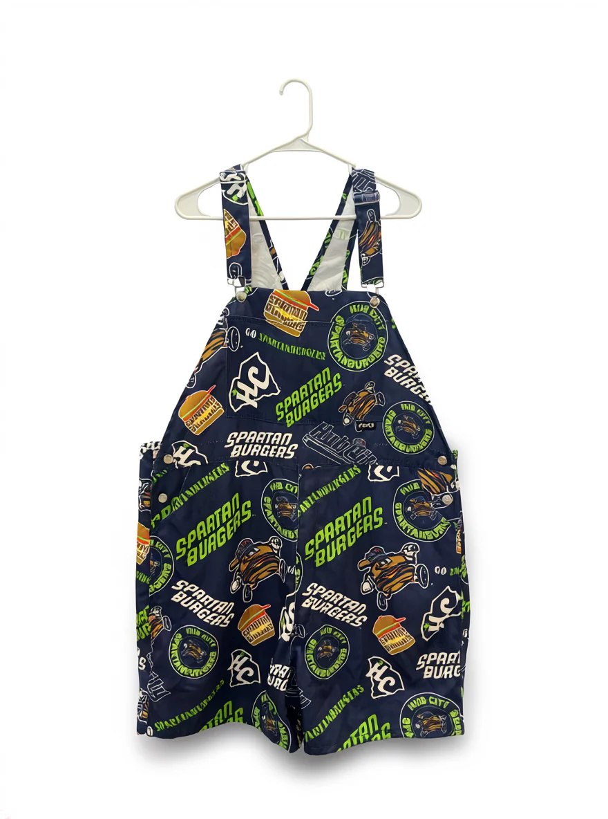 Hub City Spartanburgers Short Overalls