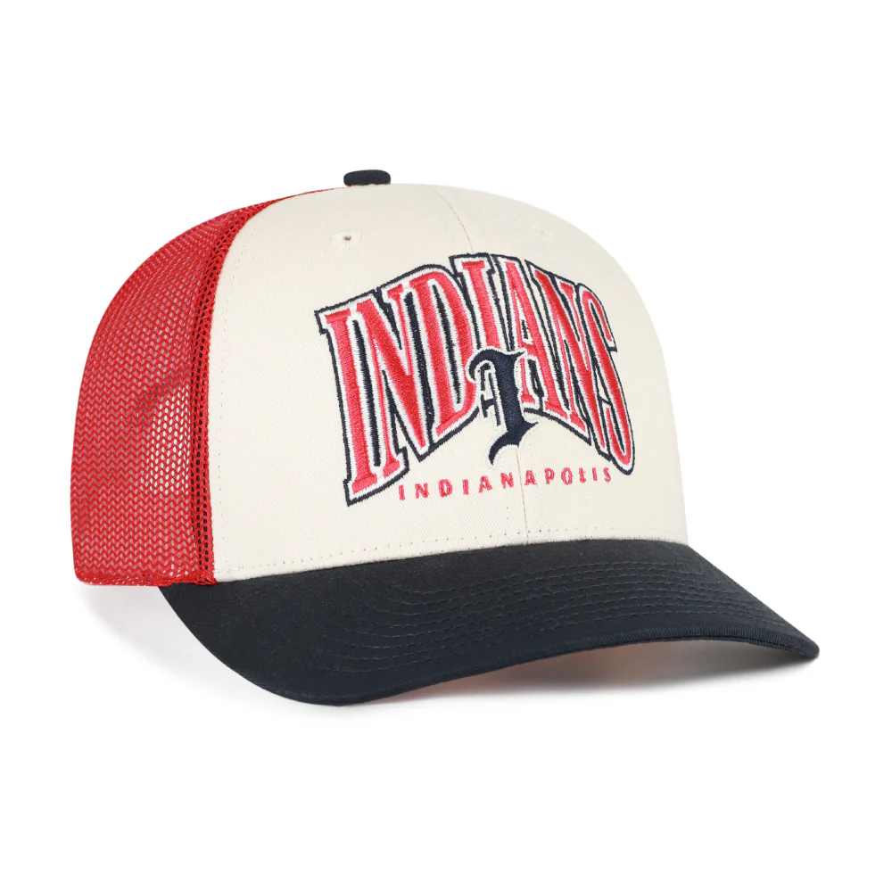 Indianapolis Indians '47 Adult Drawbridge Trucker Adjustable Cap - Image 2