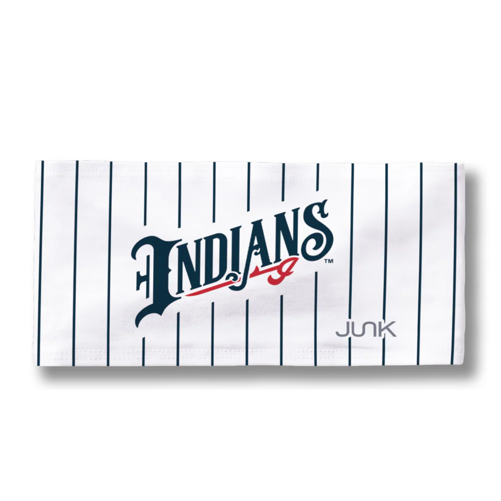 Indianapolis Indians White Pinstripe Wordmark JUNK Headband - Image 3