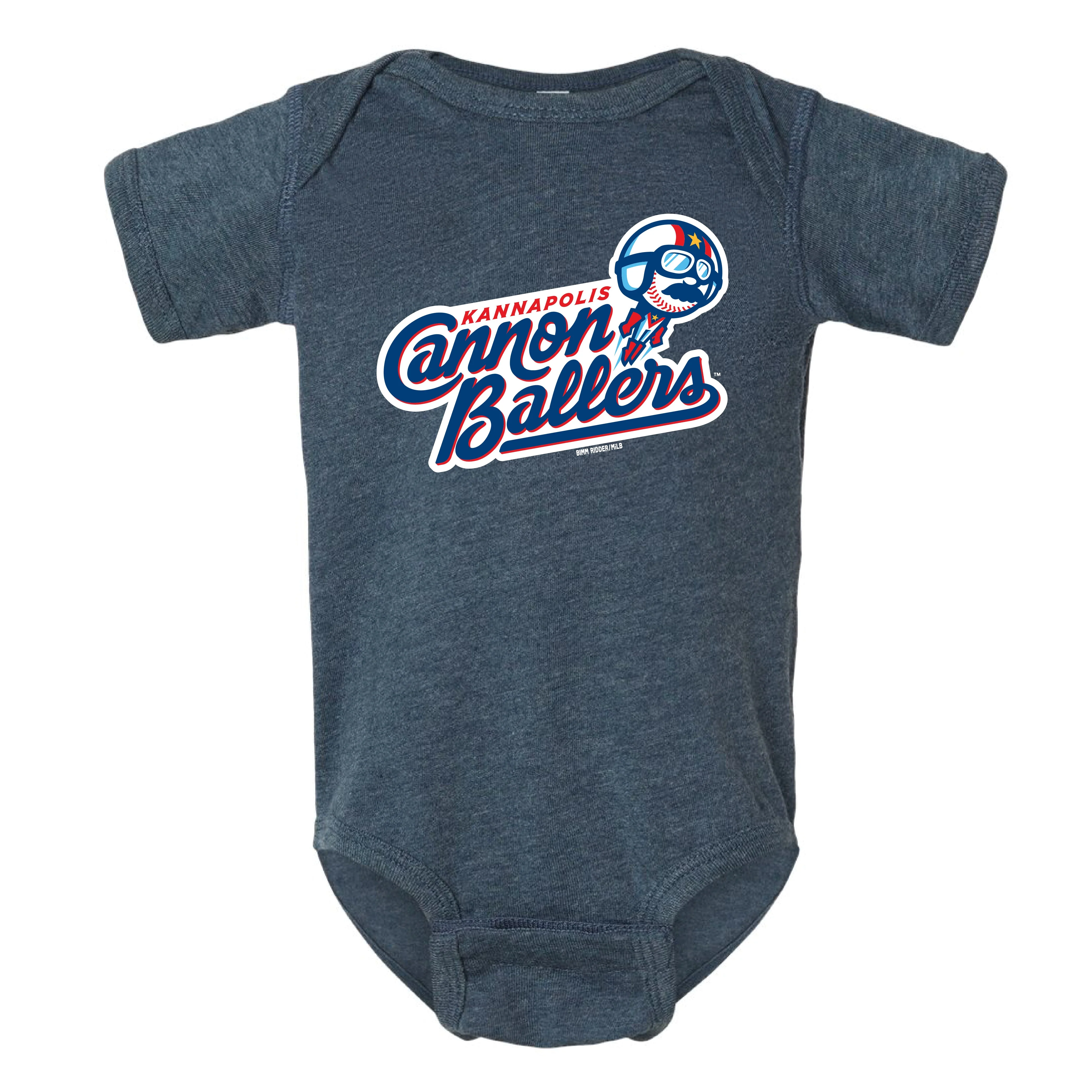 Infant Navy Primary Logo Onesie