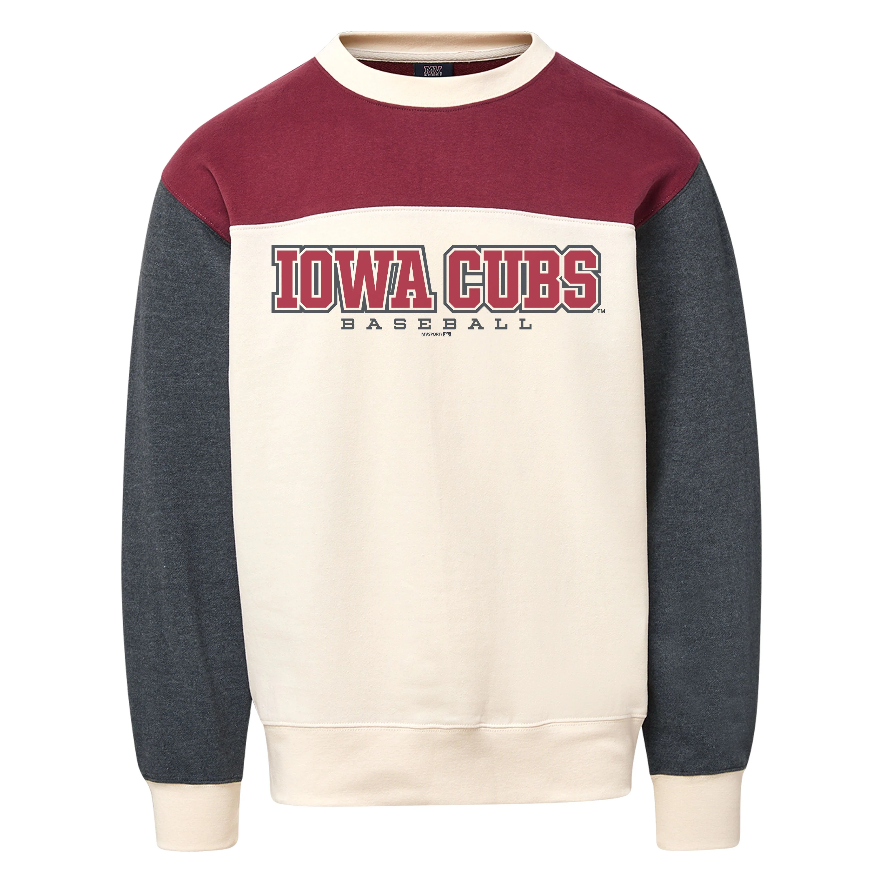 Iowa Cubs Otto Color Block Crew