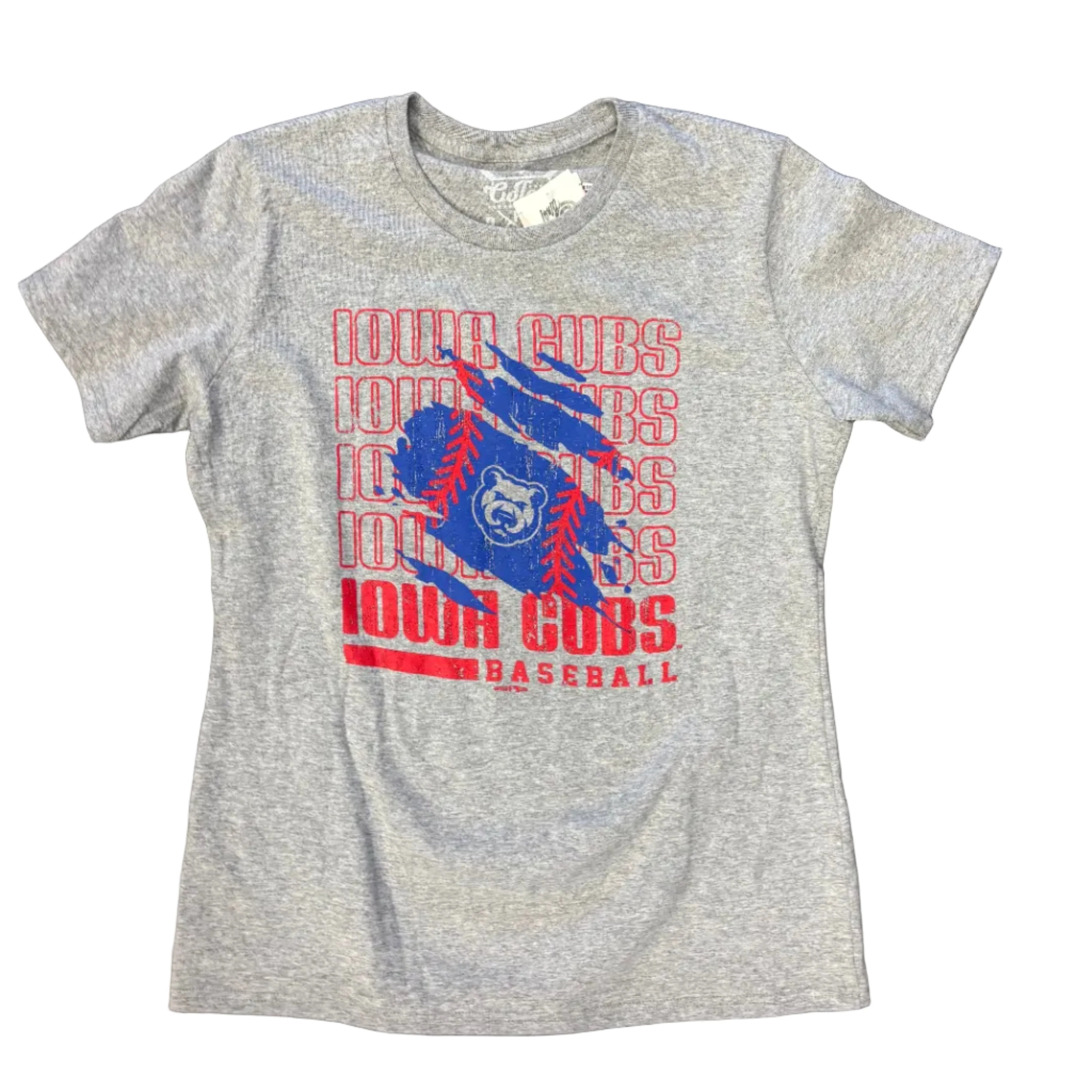 Iowa Cubs Women's Scratch Ball Tee