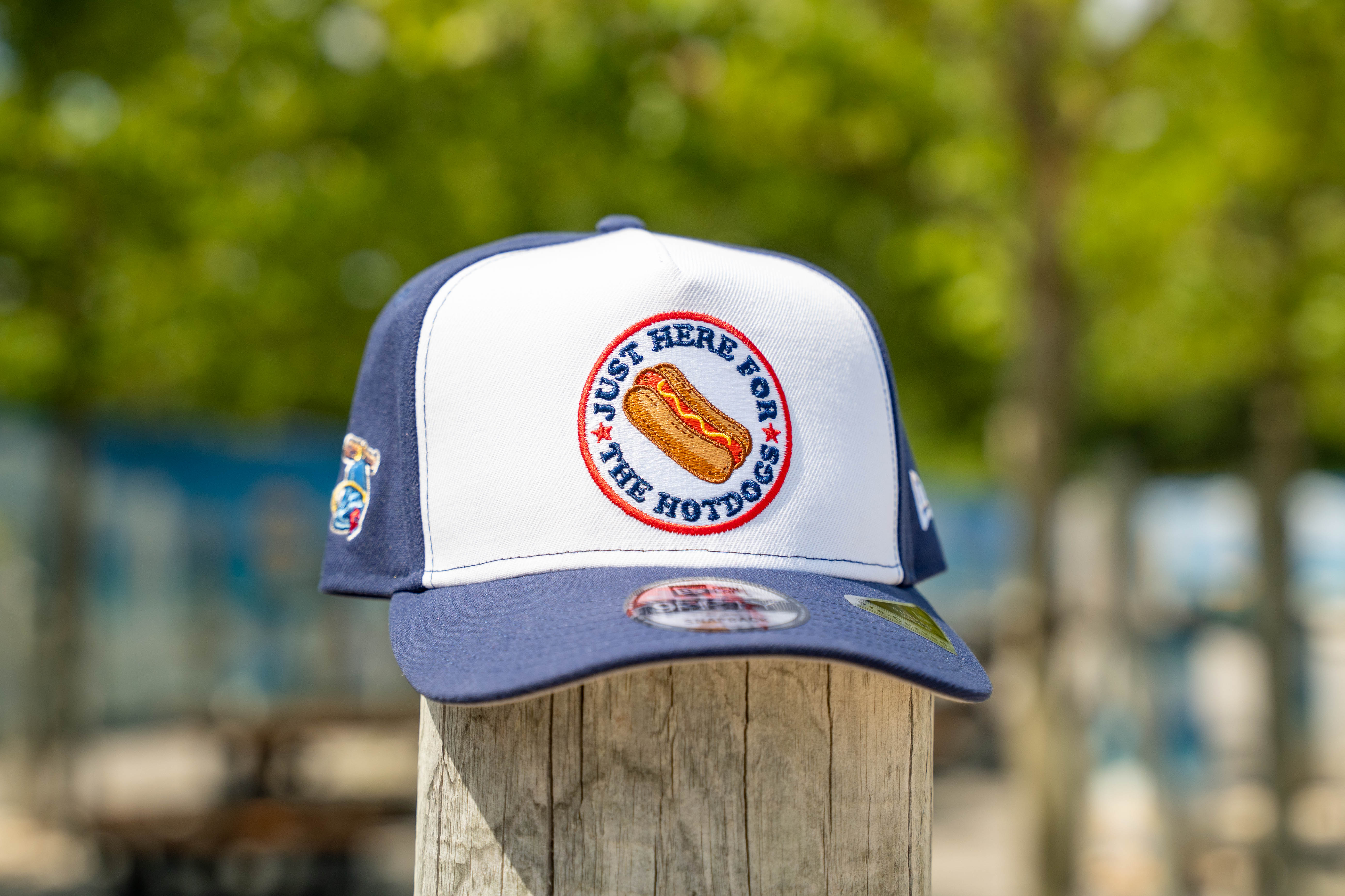 Jersey Shore BlueClaw New Era Just Here for the Hot Dogs 950 Snapback - Image 2