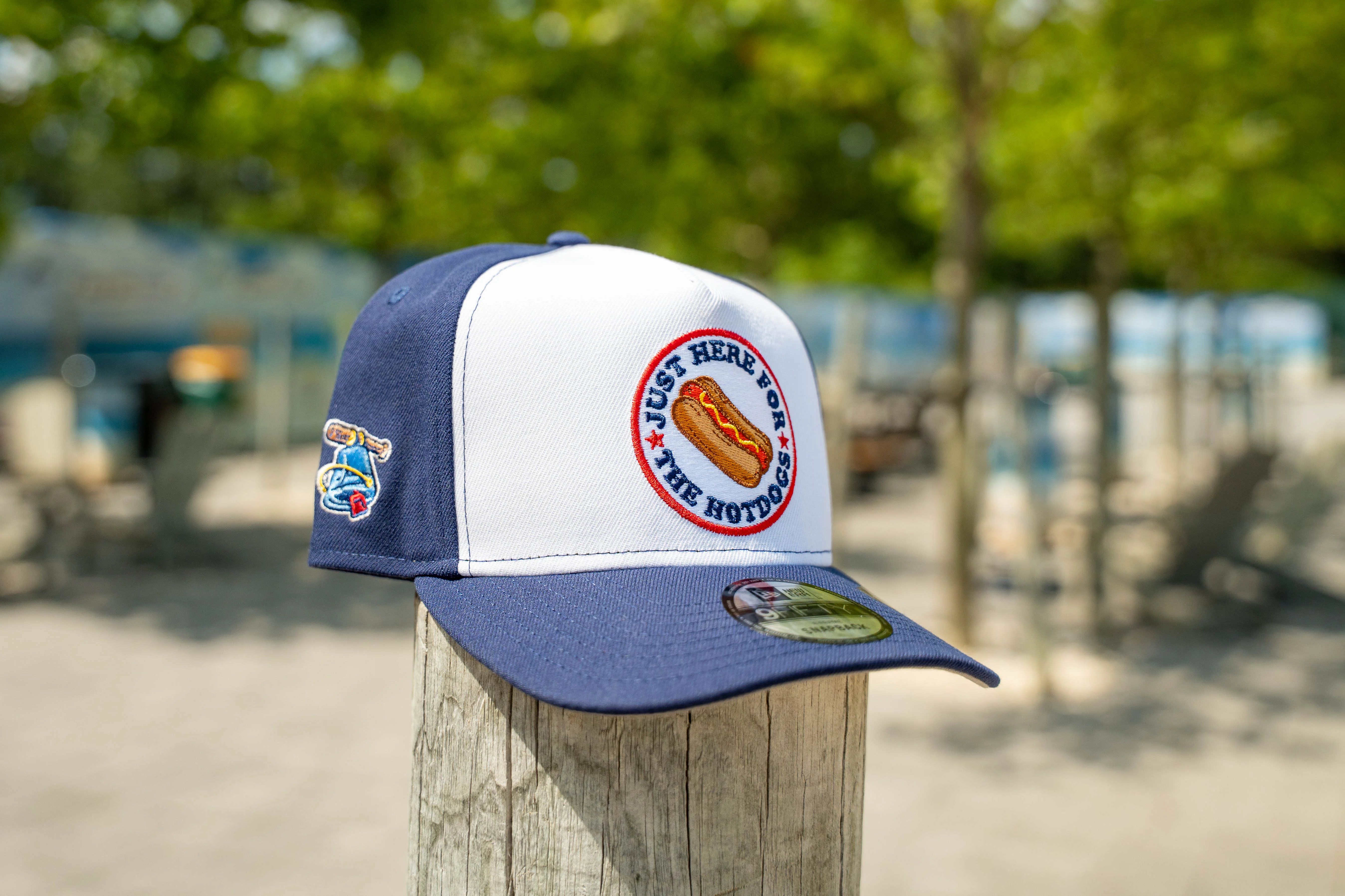 Jersey Shore BlueClaw New Era Just Here for the Hot Dogs 950 Snapback - Image 4