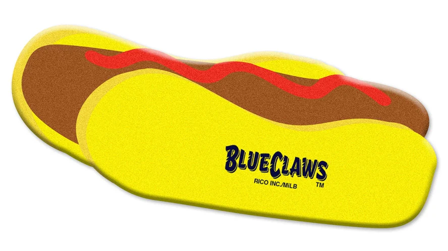 Jersey Shore BlueClaws Foam Hot Dog Hat