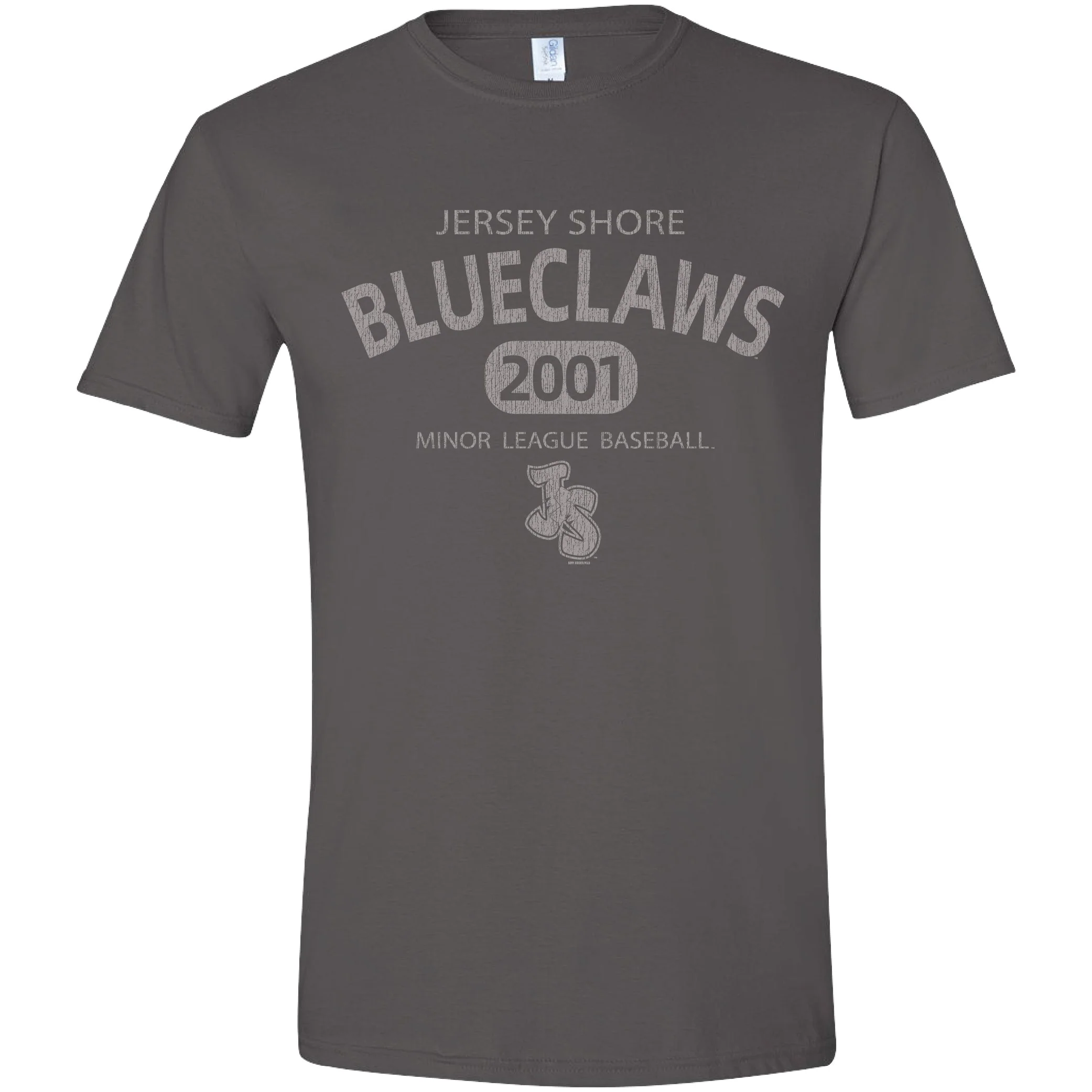 Jersey Shore BlueClaws JS Logo Charcoal T- Shirt