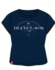 Jersey Shore BlueClaws Lusso Brand Ladies Naja Baby Tee - Image 3