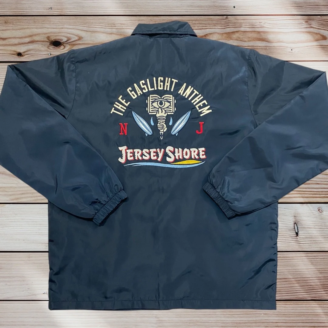 Jersey Shore BlueClaws Official League BlueClaws X Gaslight Anthem Skater Jacket - Image 2