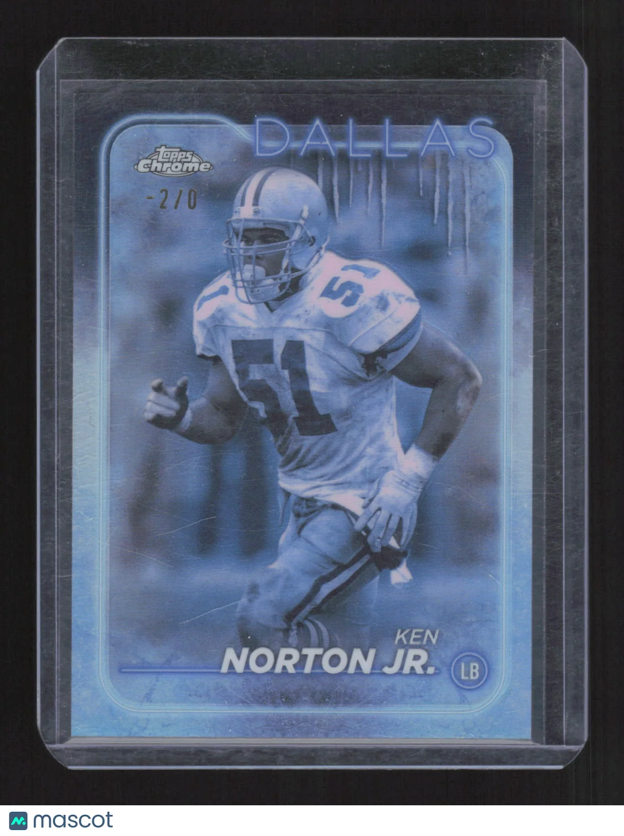 Ken Norton Jr. 2024 Topps Chrome #51 Frozen Fractor -2/0