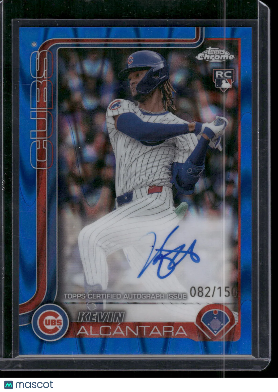 Kevin Alcántara 2025 Topps Chrome #RA-KA Blue Ray
