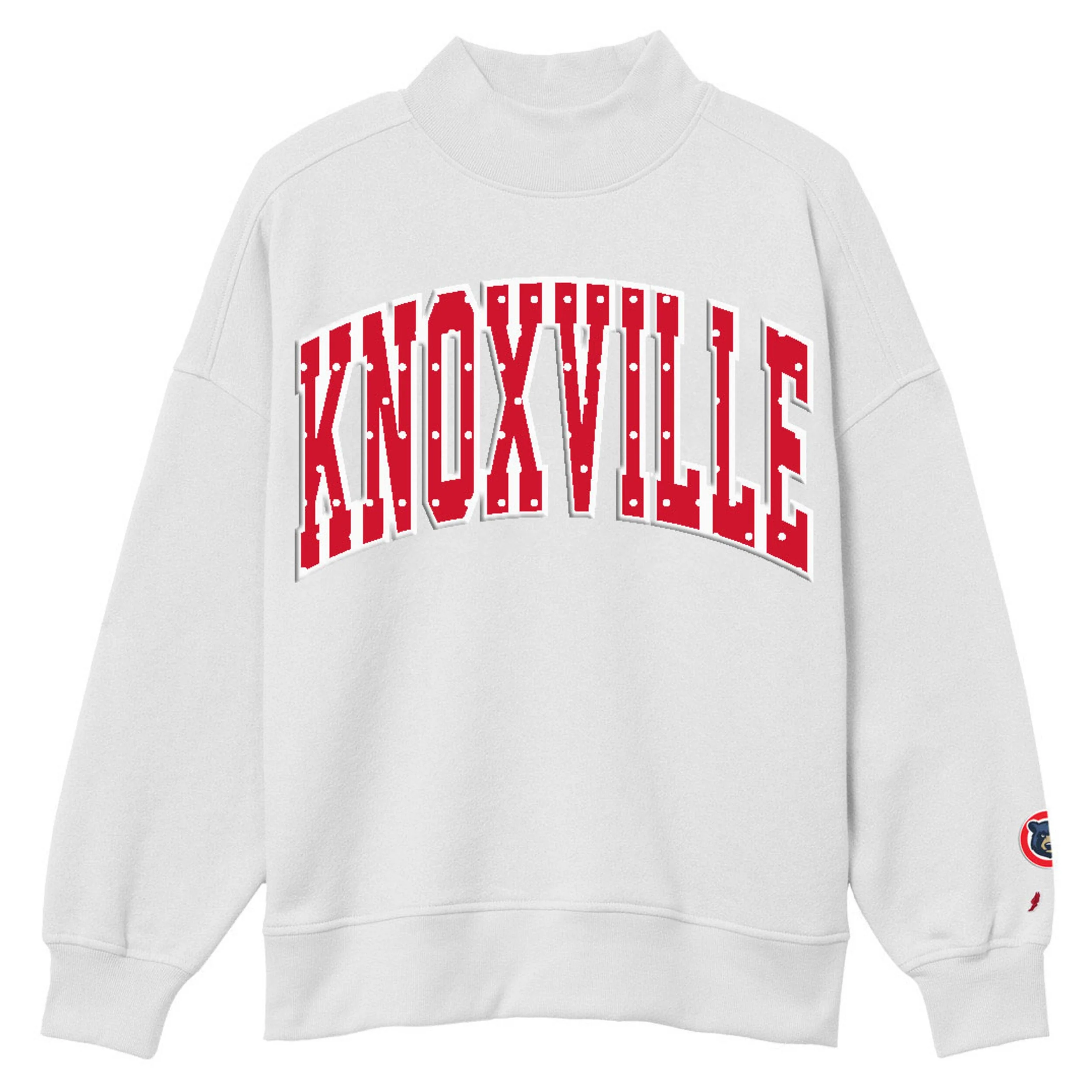 Knoxville Polka Dot Mock Neck
