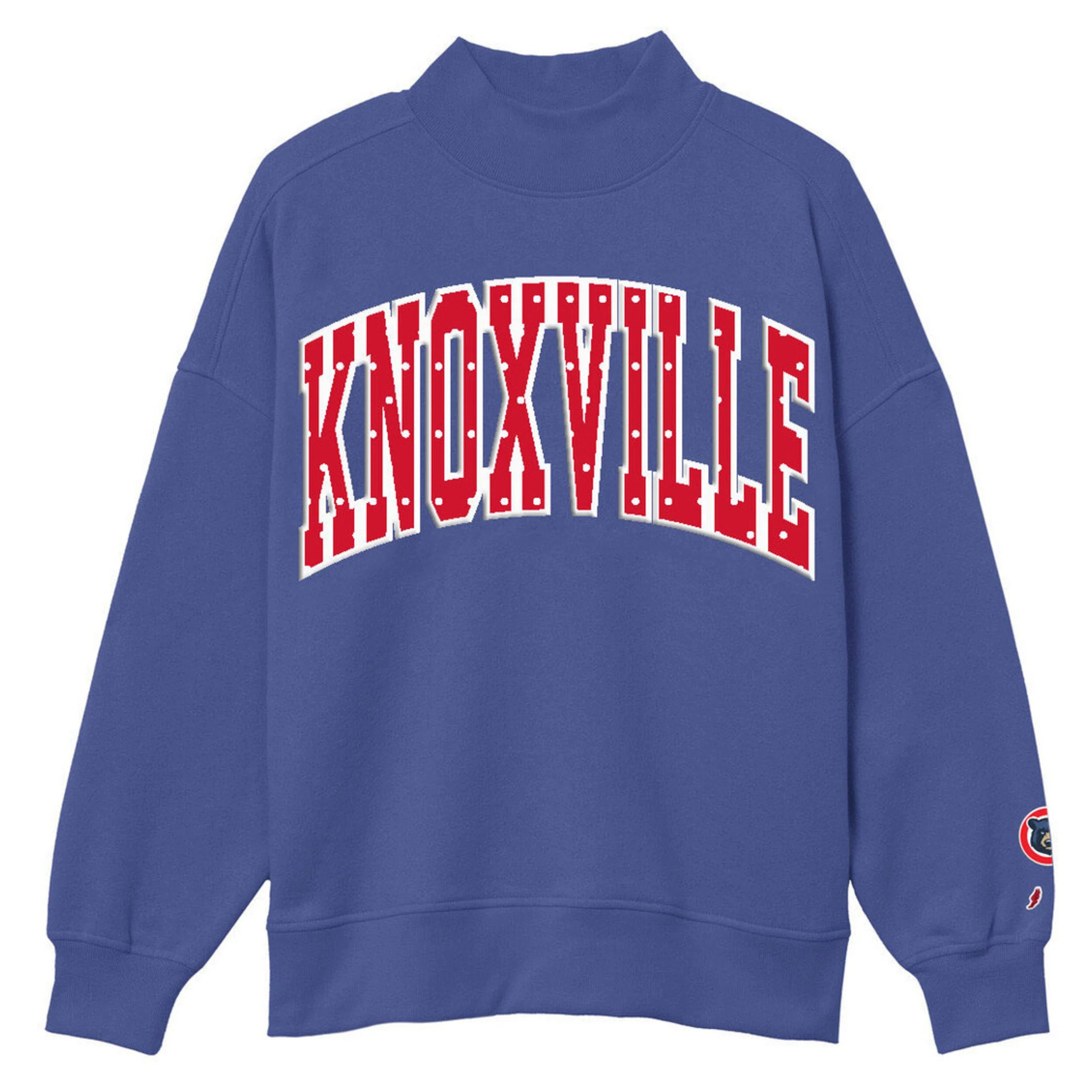 Knoxville Polka Dot Mock Neck - Image 2