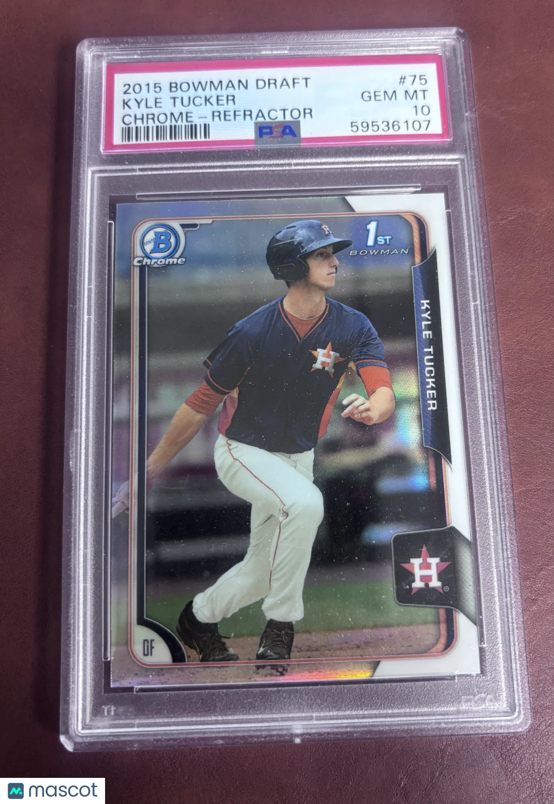 Kyle Tucker 2015 Bowman Draft #75 Chrome Refracto