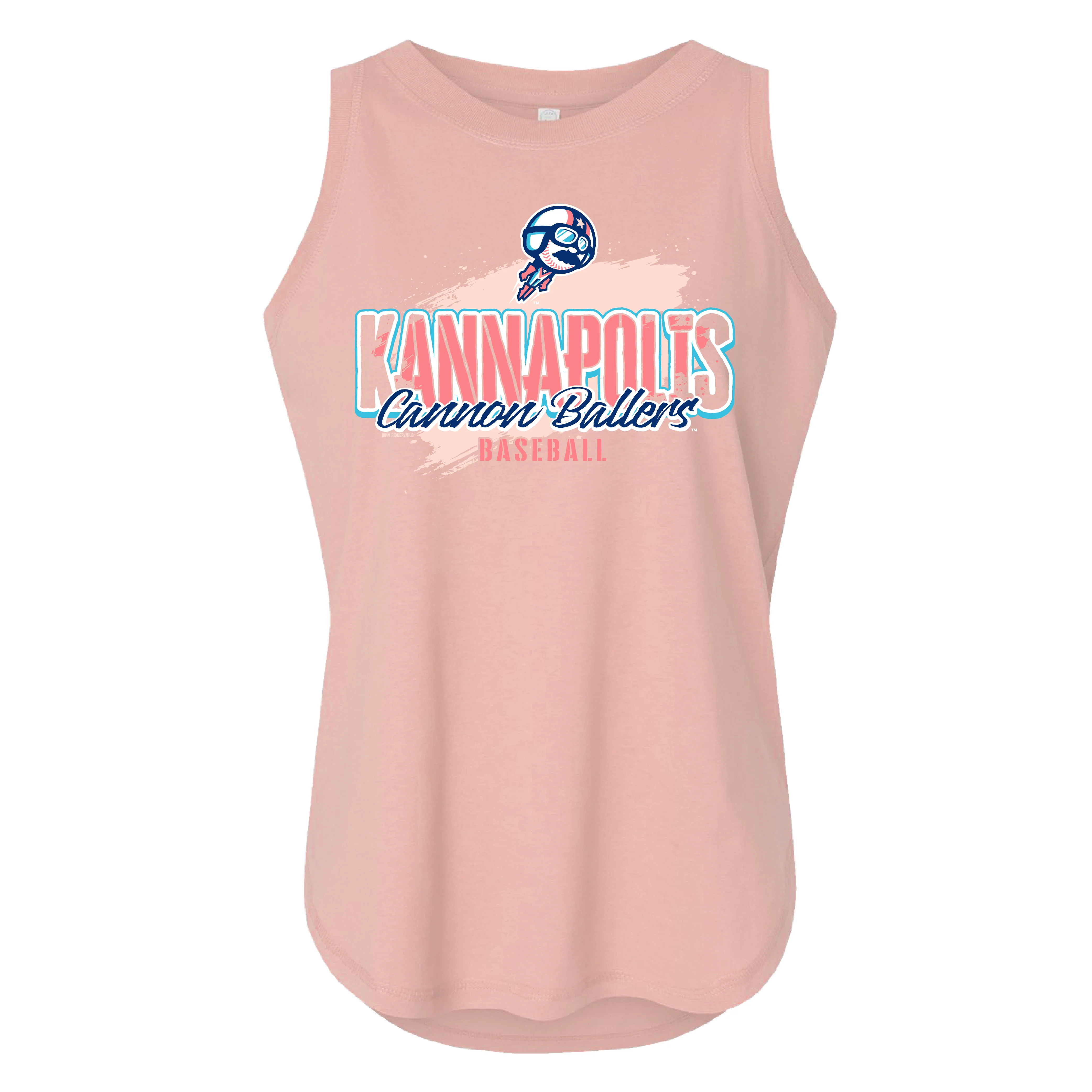 Ladies Peachy Swash Relaxed Tank Top