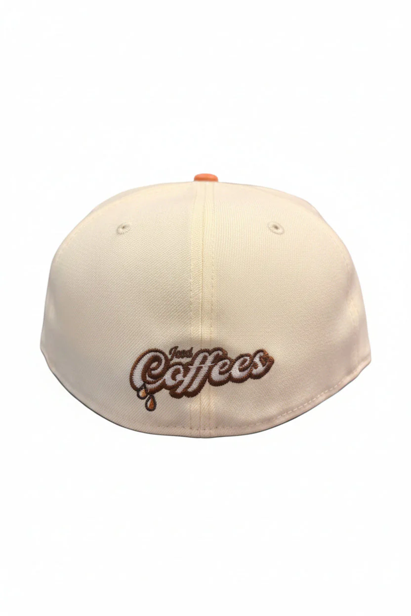 Limited Edition New Era 59Fifty Reading Iced Coffees Chrome/Orange Alternate High Profile Fitted Hat - Image 2