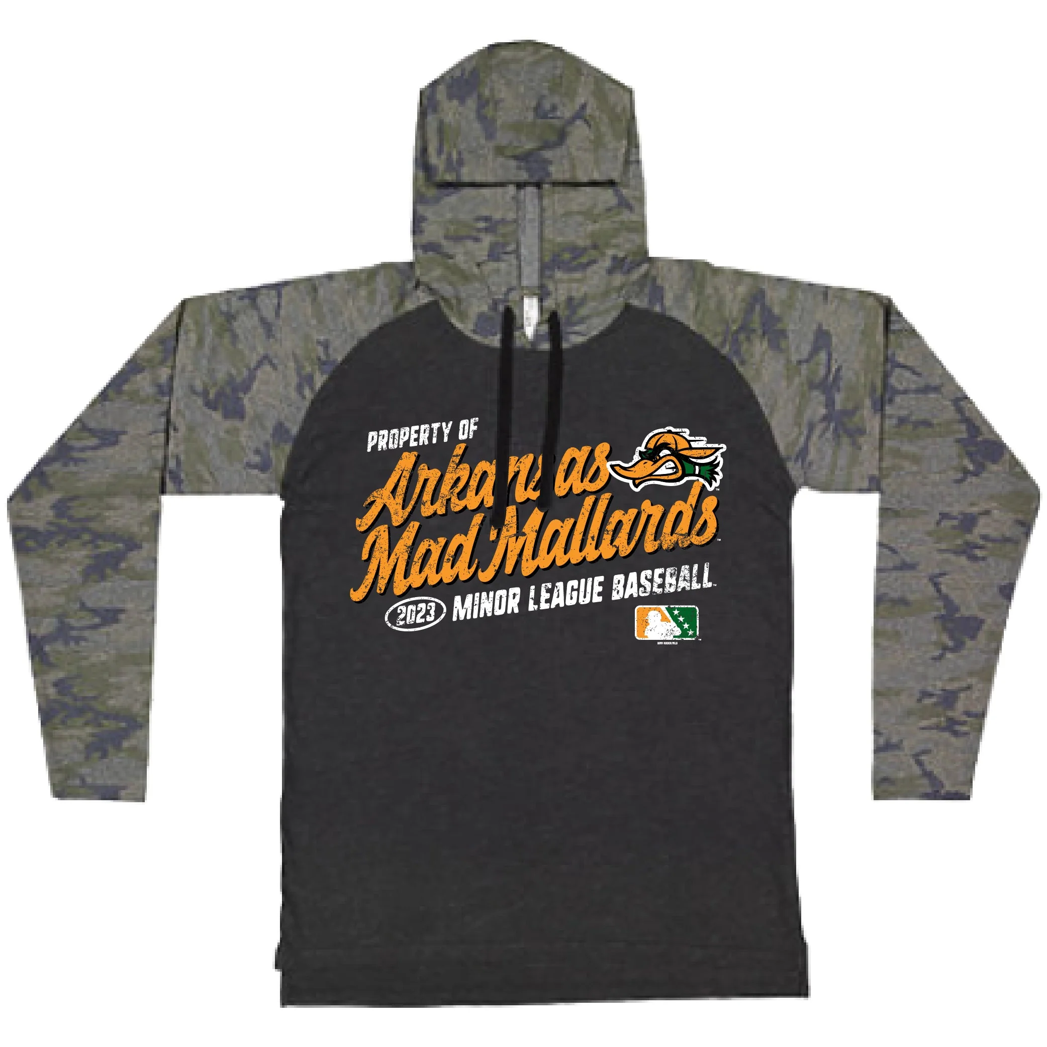 Mad Mallards Bimm Ridder LS Raglan Hood Tee - Image 2