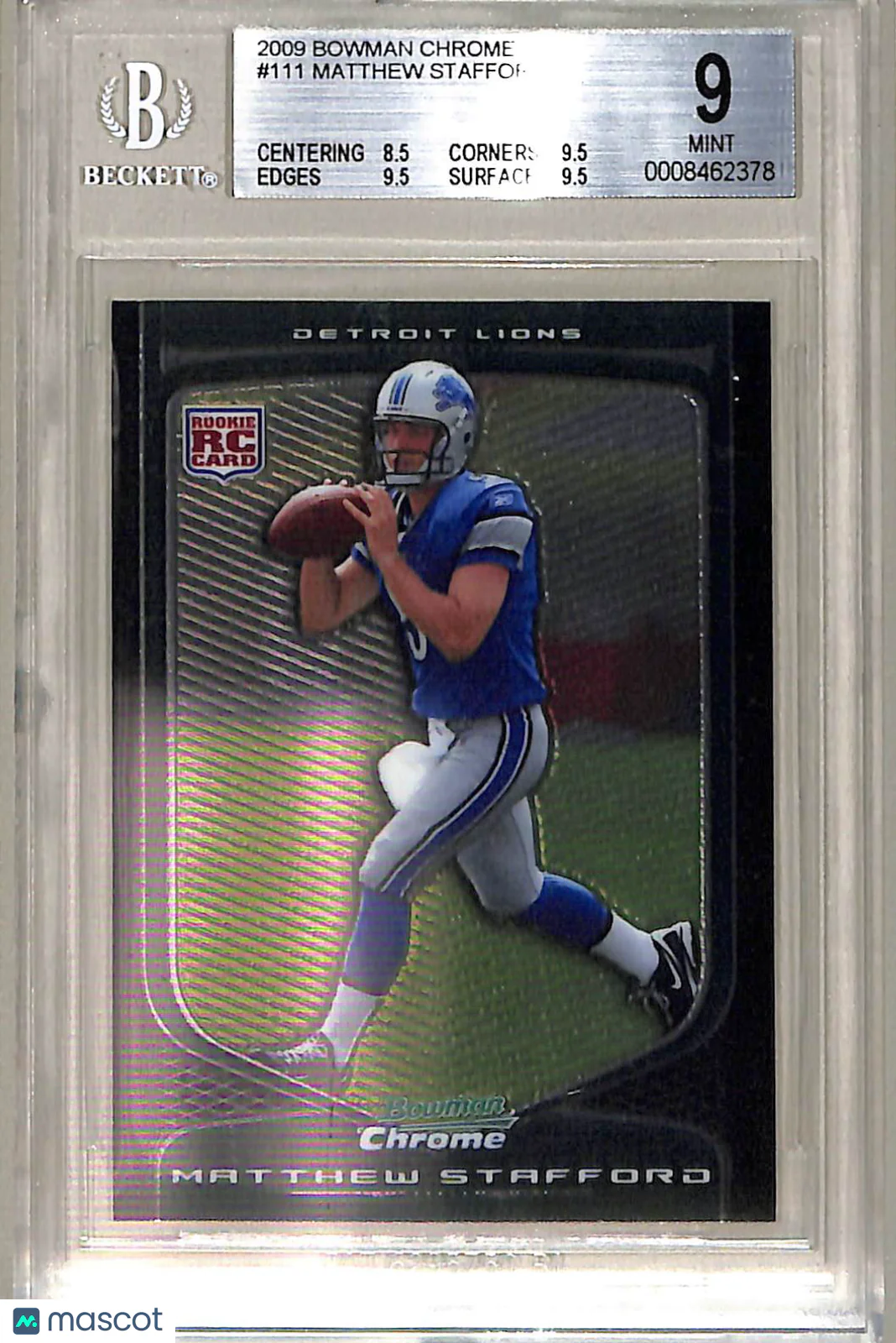 Matthew Stafford 2009 Bowman Chrome #111 Rookie B