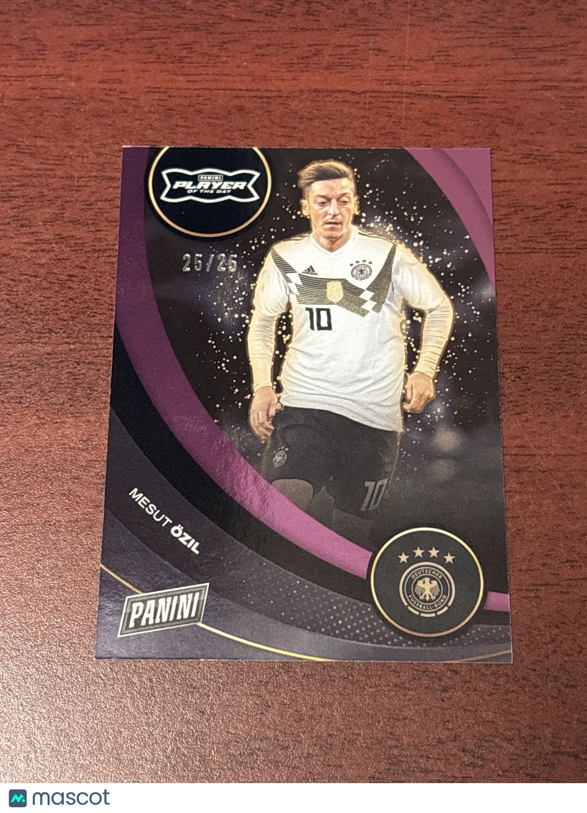 Mesut Özil 2026 Panini Player of the Day #41 Purp
