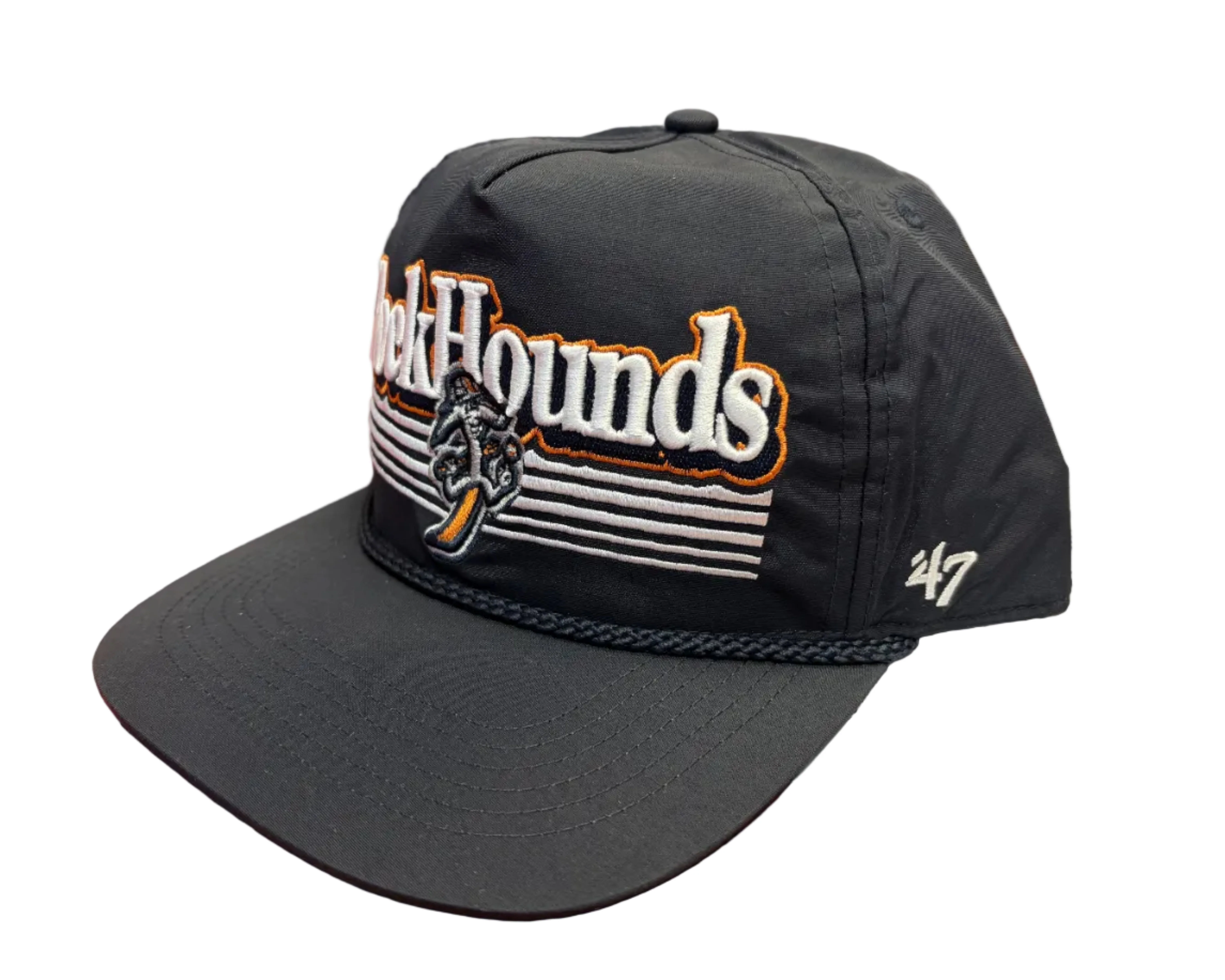 Midland RockHounds '47 Men's Navy Script Fade Nylon Adjustable Hitch - Image 2