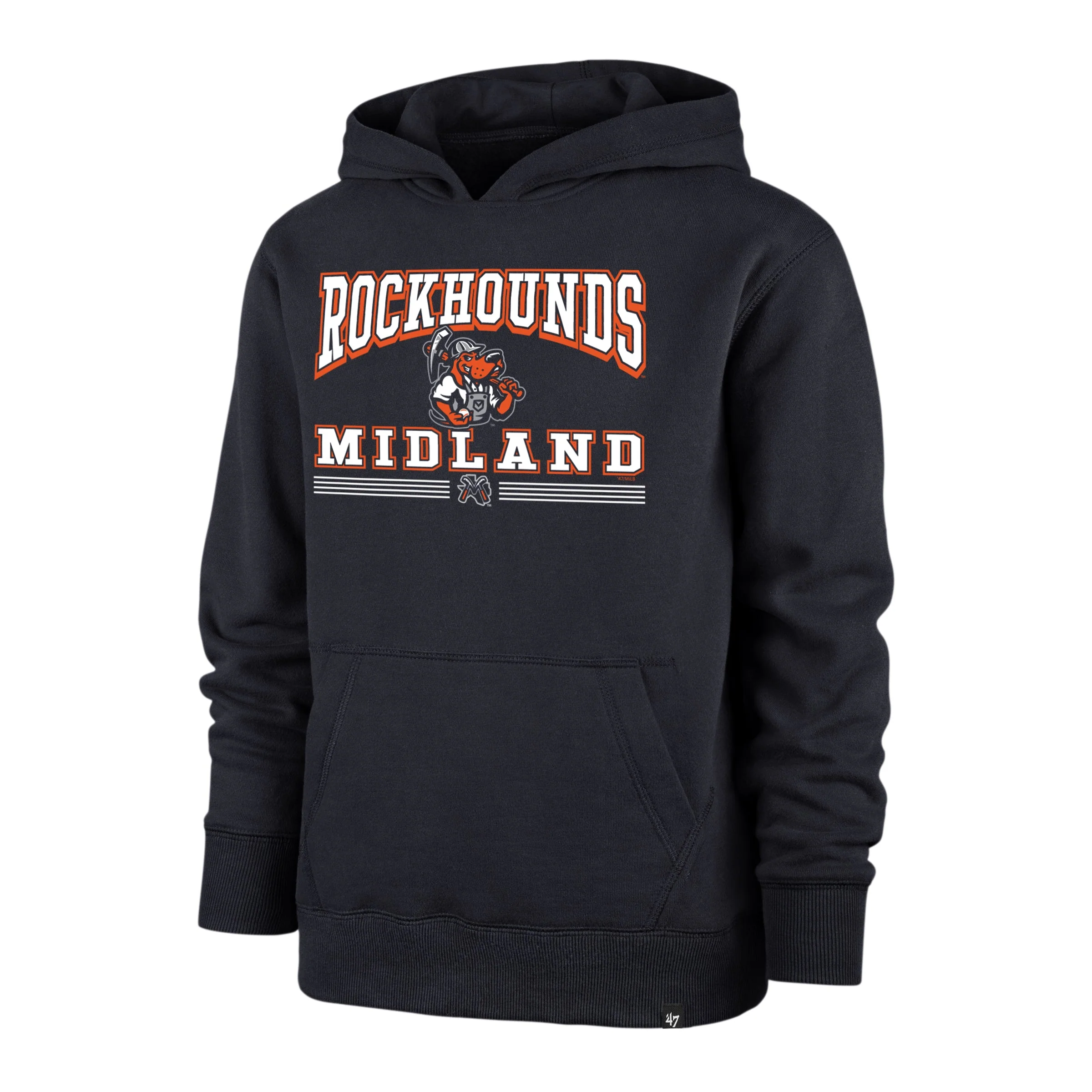 Midland RockHounds '47 Youth Packed Headline Hoodie