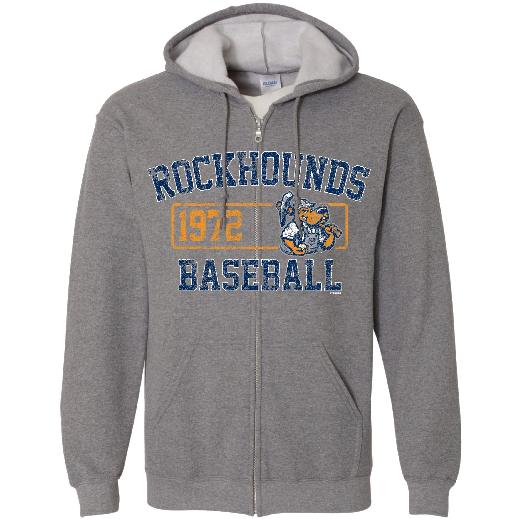 Midland RockHounds Adult Full Zip Hooded Sweatshirt