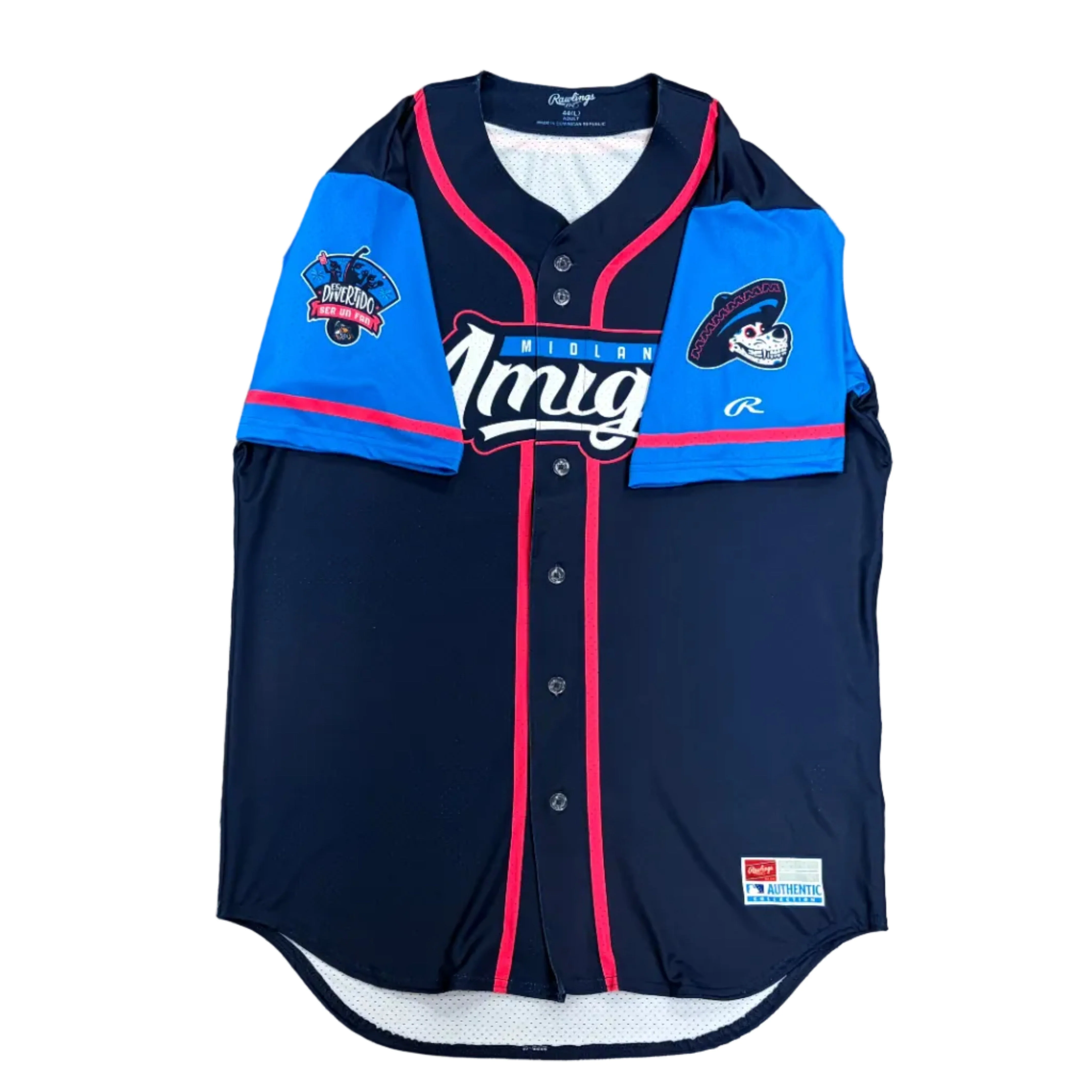 Midland RockHounds Rawlings Authentic Copa Amigos Jersey - Image 2