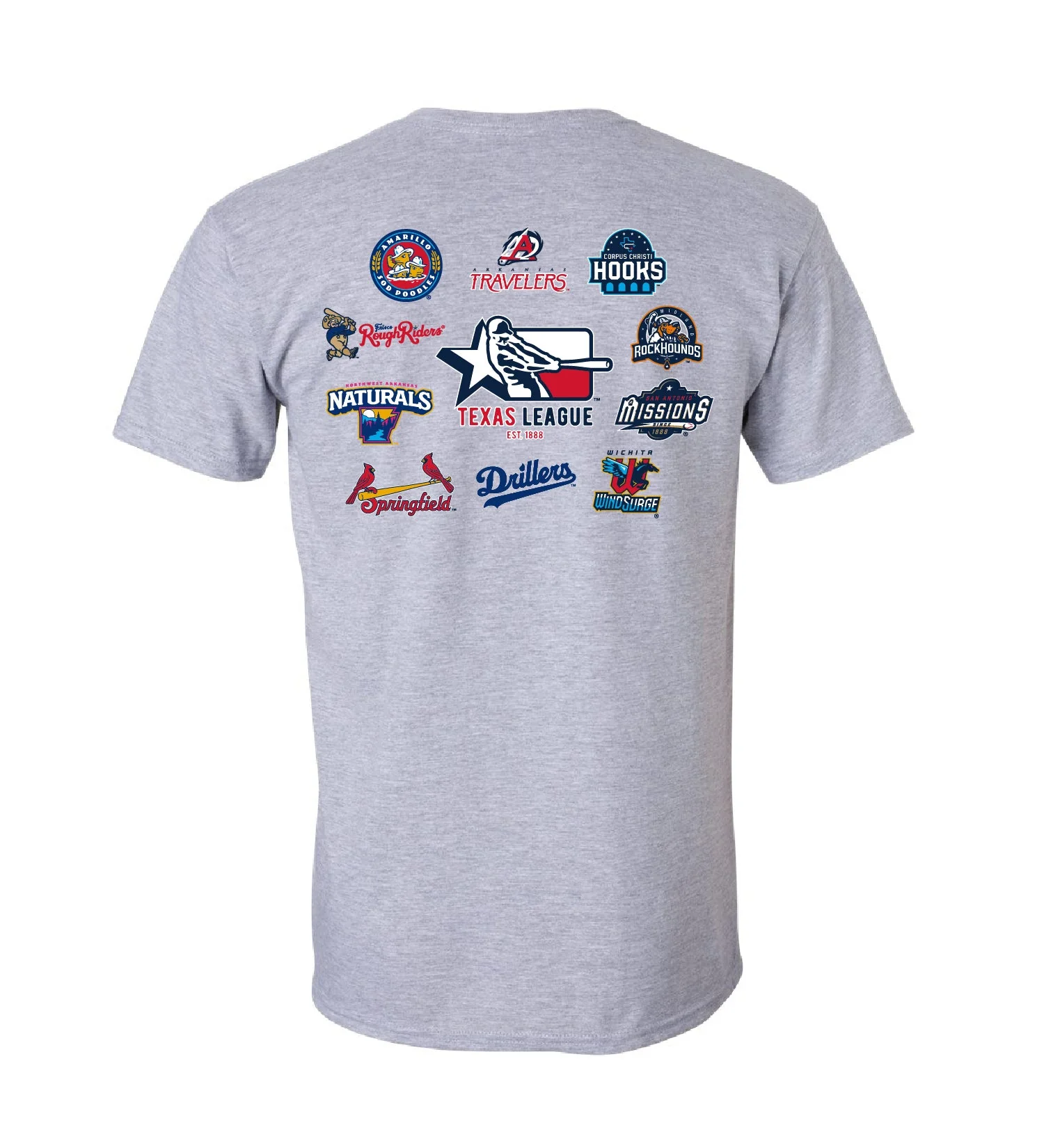 Midland RockHounds Texas League Hill Country Charity T-Shirt - Image 2