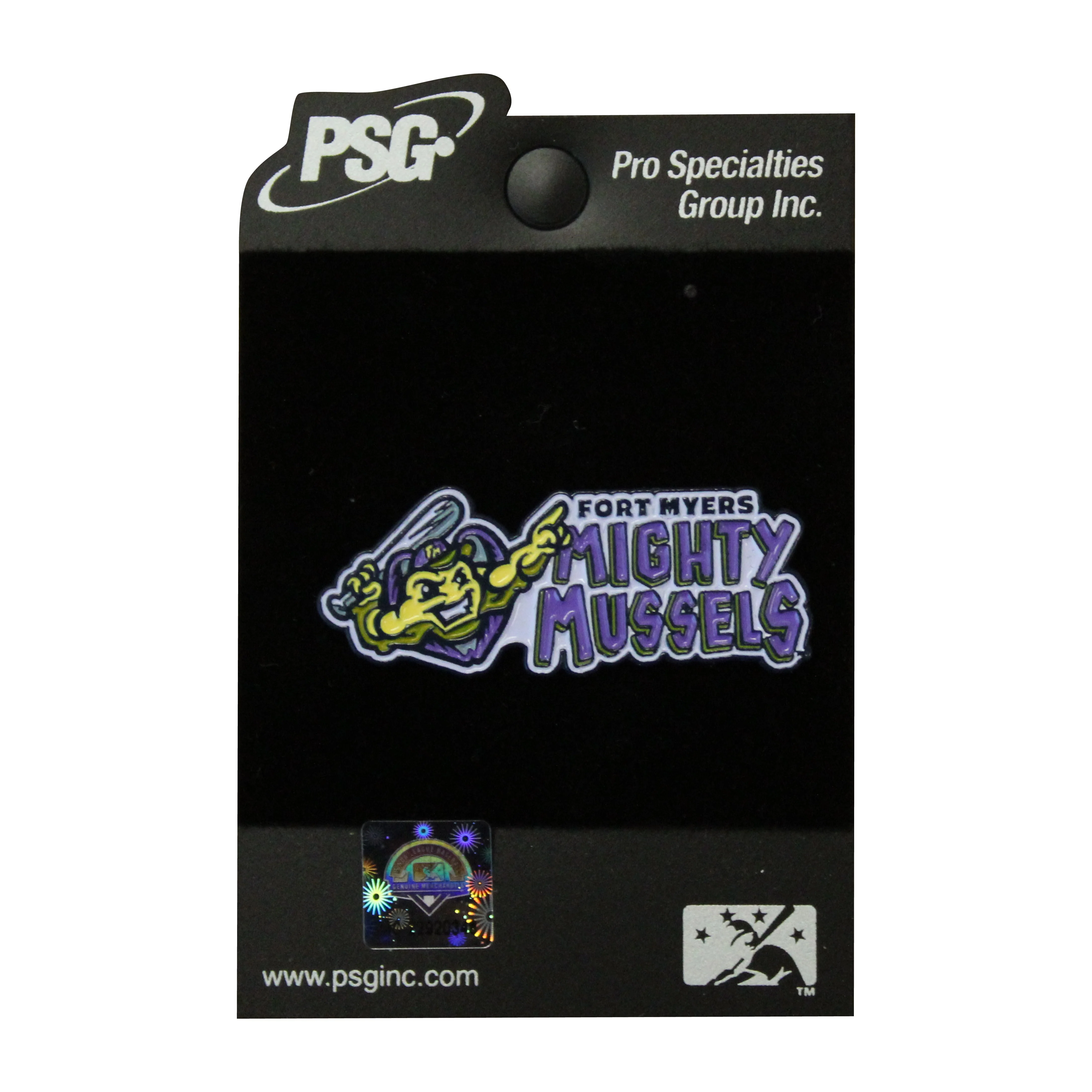 Mighty Mussels Primary Logo Lapel Pin