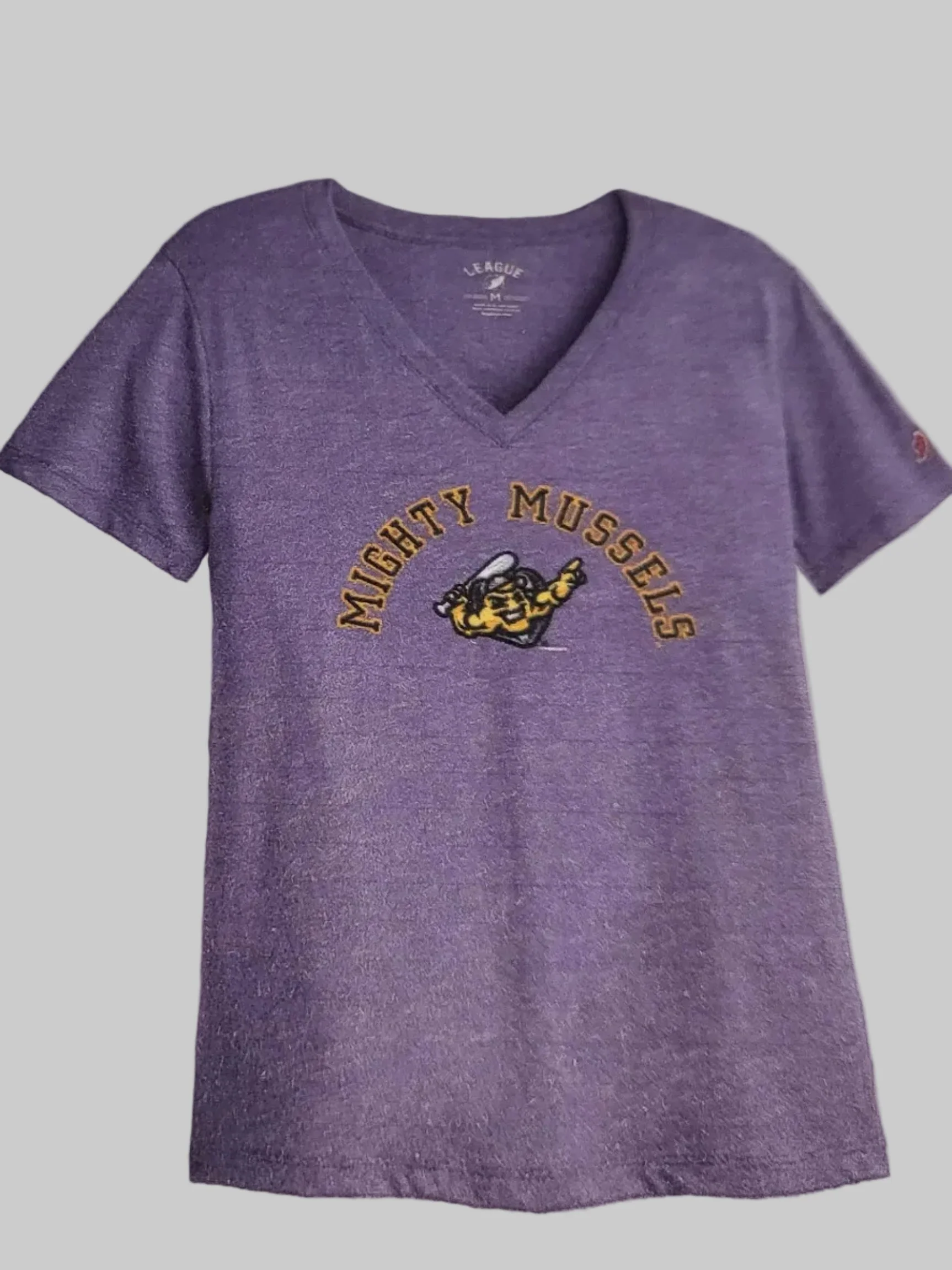 Mighty Mussels Women's Boyfriend V-Neck Tee