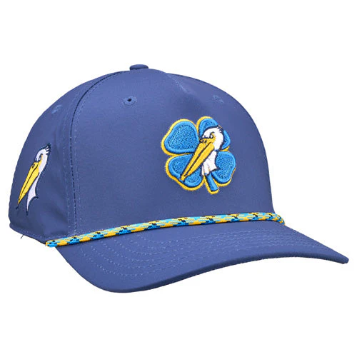 Myrtle Beach Pelicans Black Clover Navy Perfect Game Alternate Adjustable Cap - Image 3