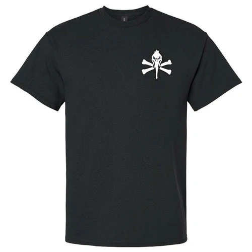 Myrtle Beach Pelicans Black Pirate Logo LC Tee